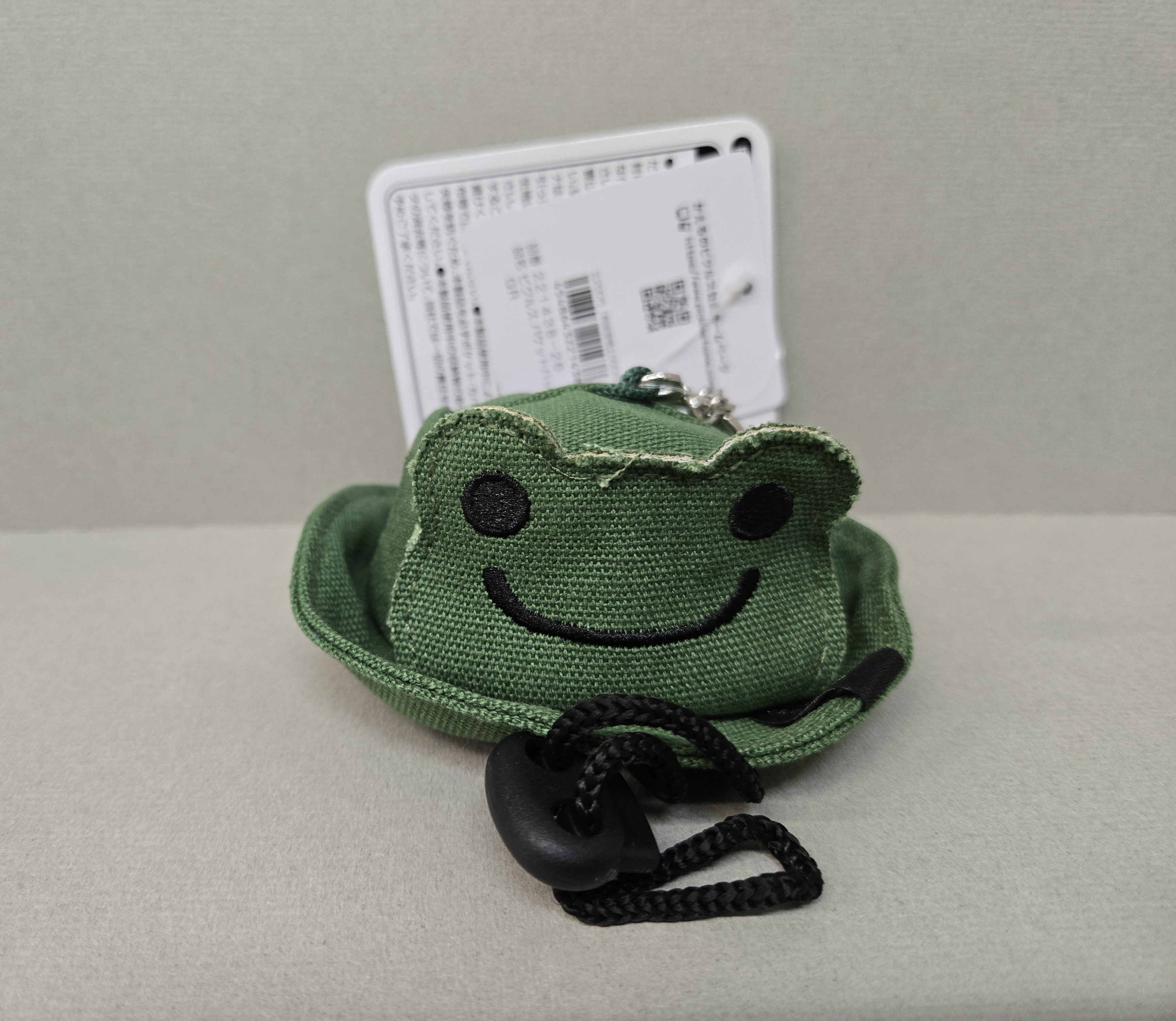Pickles綠色青蛙頭帽型袋仔掛飾