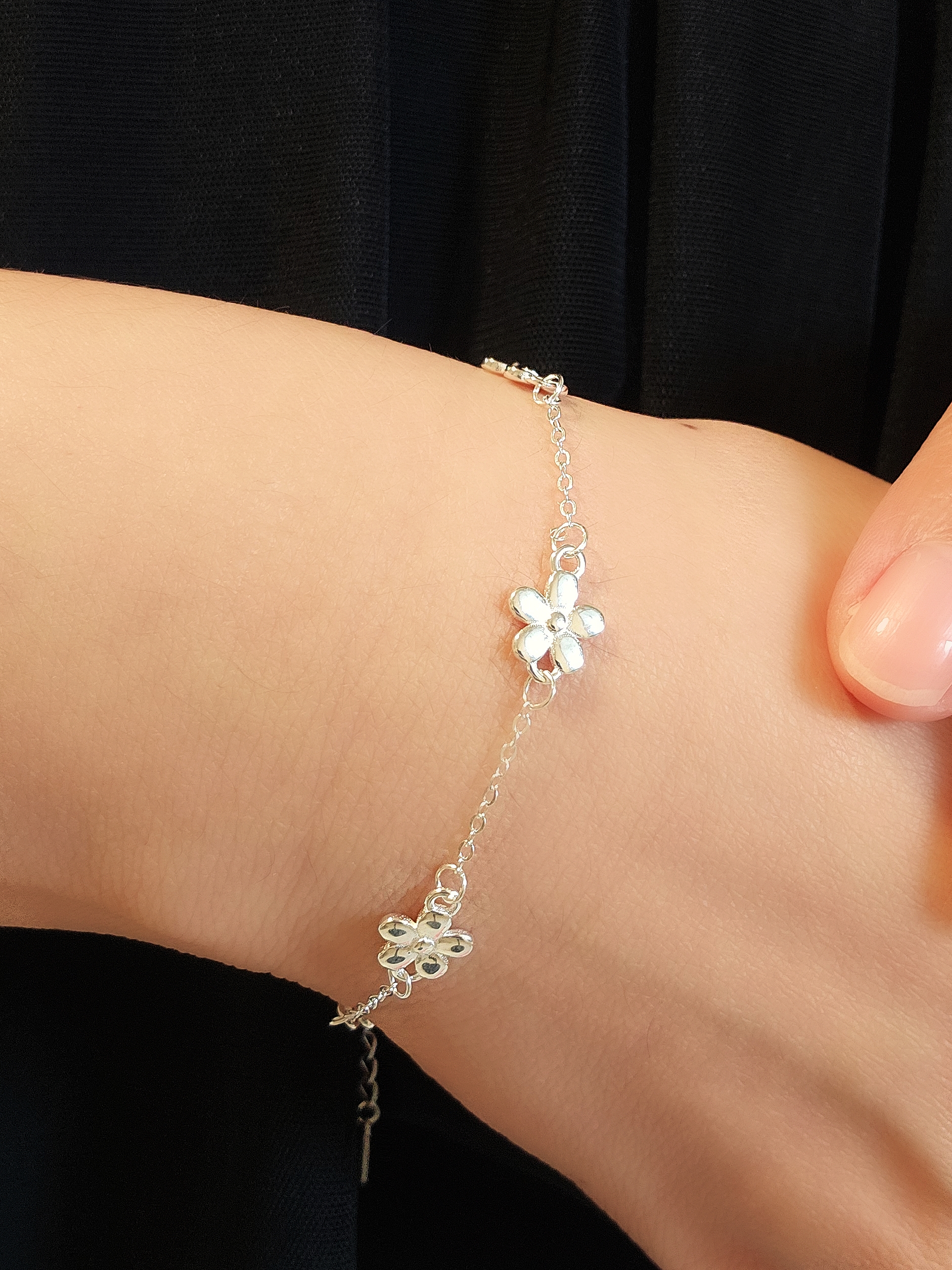 S925 - EB0130 Flower Bracelet