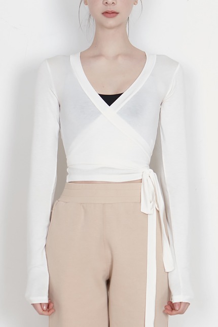 預購_DEVI-T0048 Ballet Strap Cardigan by Devi ear