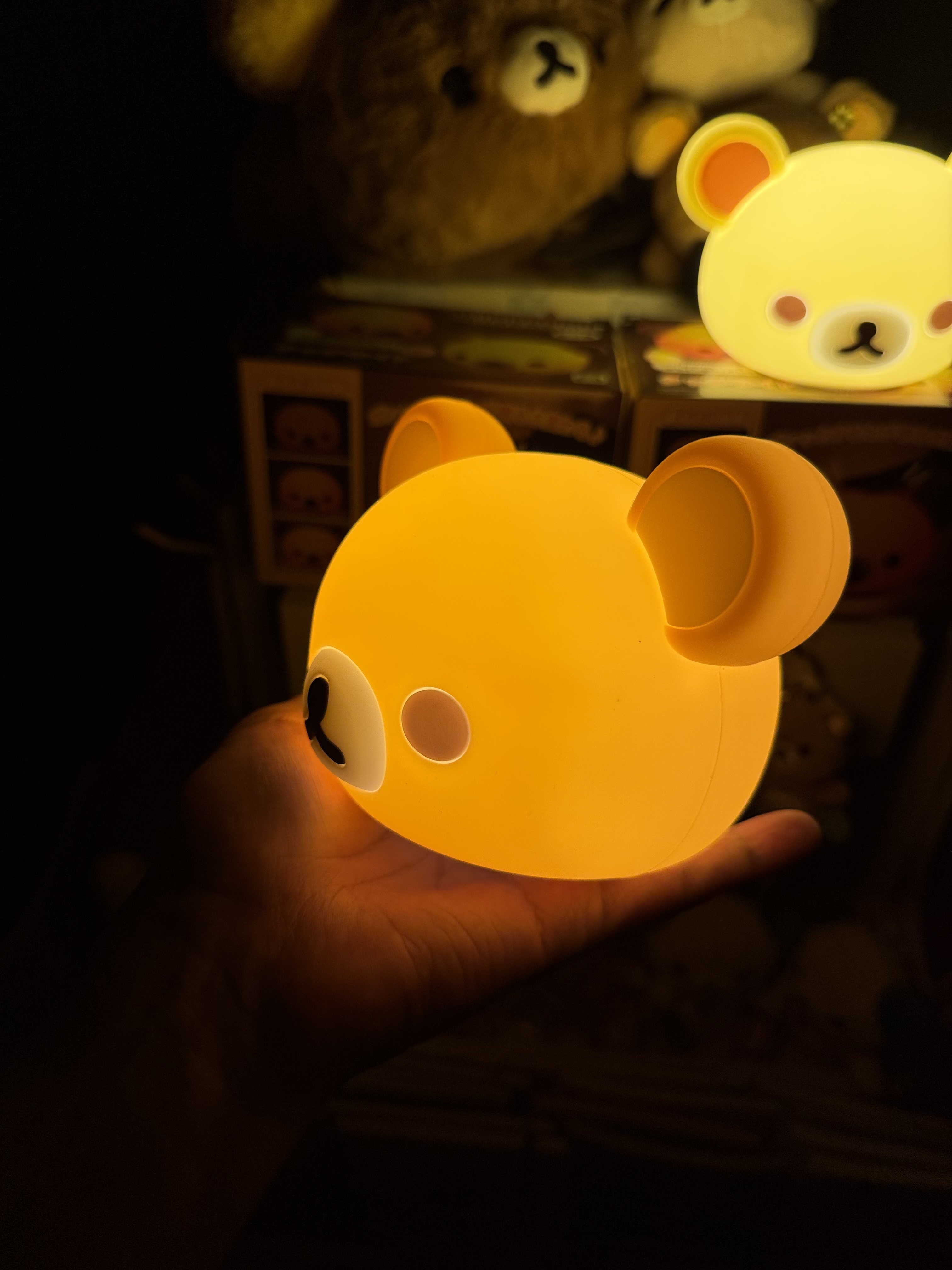 《現貨》全新Rilakkuma 景品頭型小夜燈