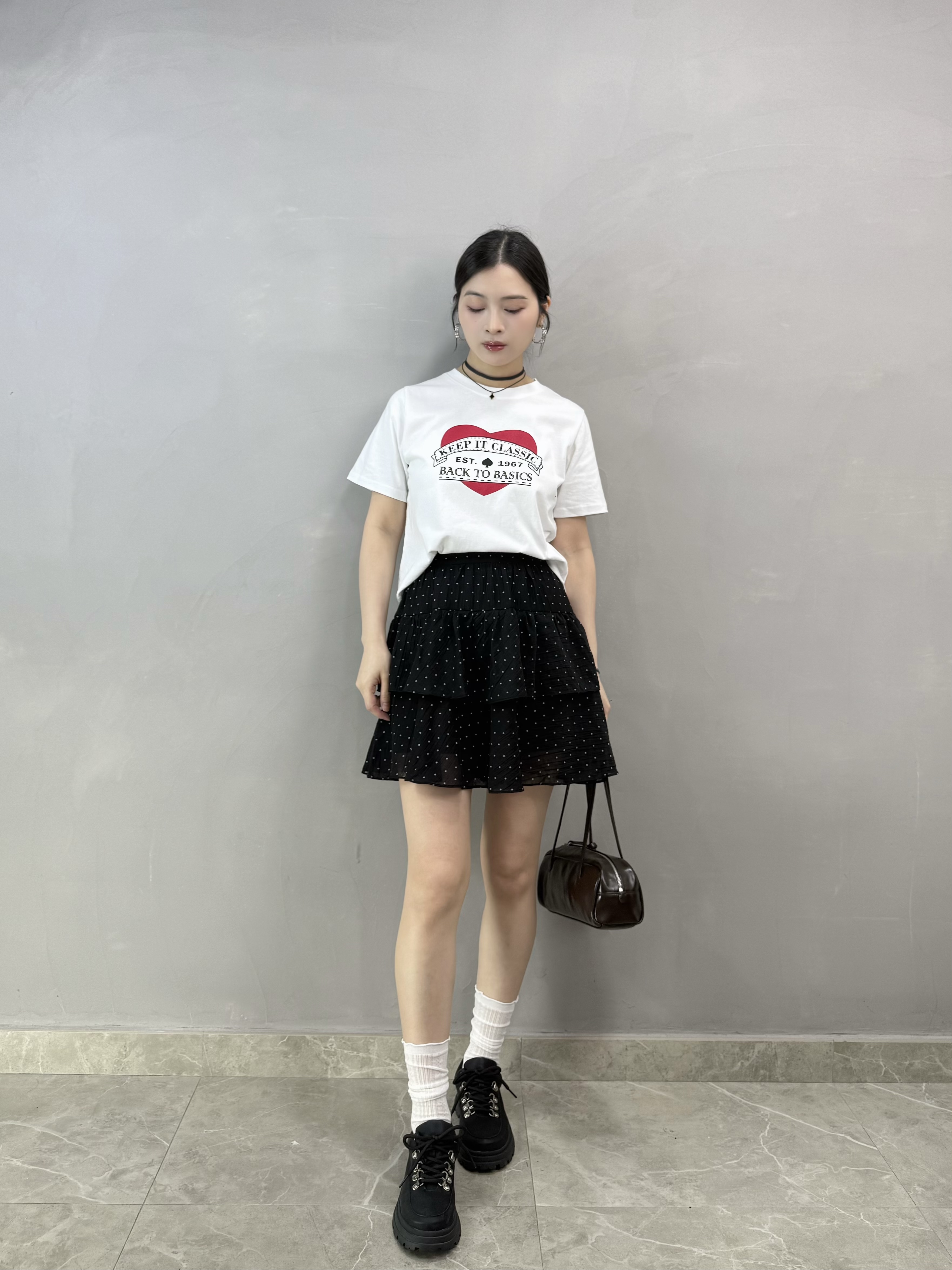 R75 葵扇Print Tee