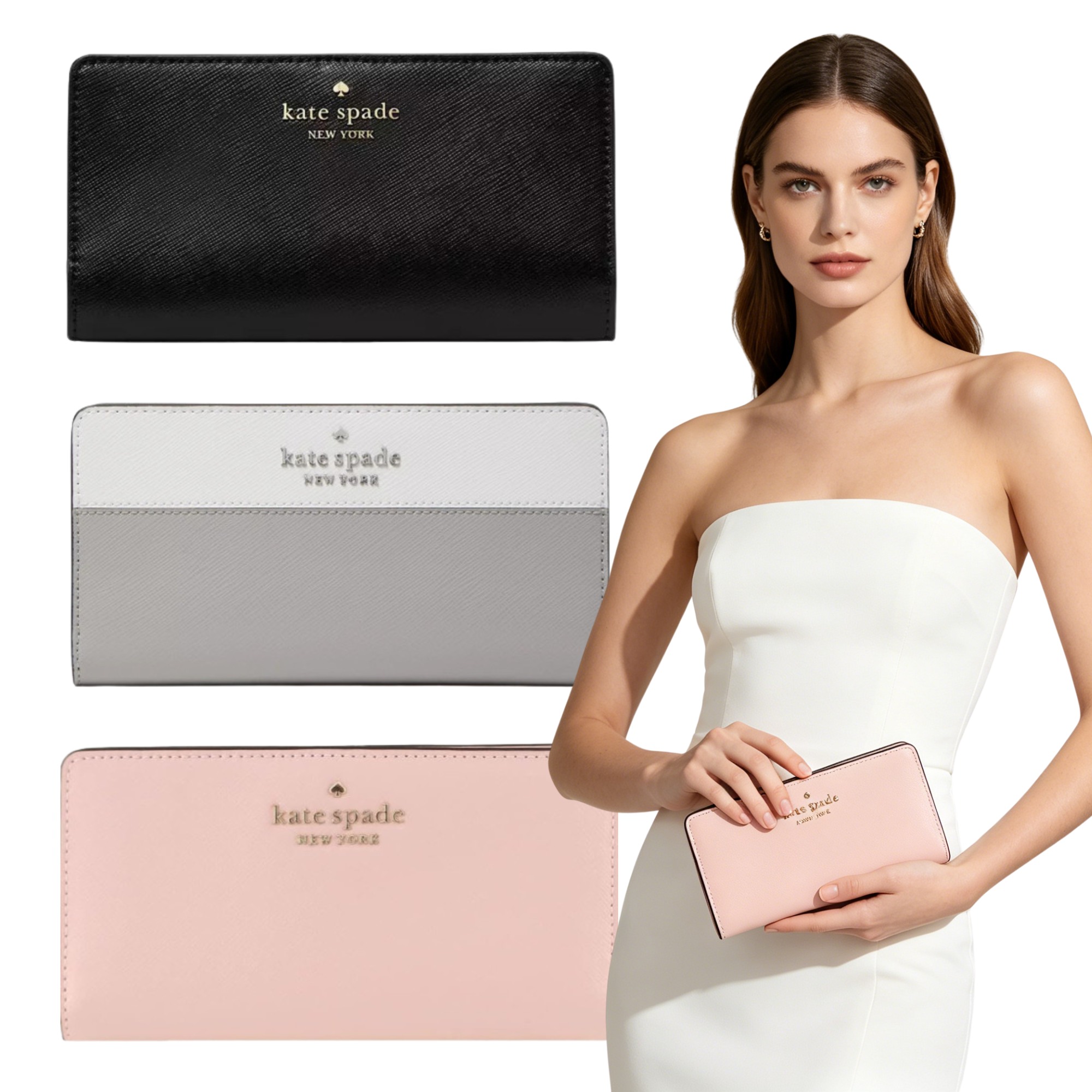 Kate Spade Large Slim Bifold Wallet