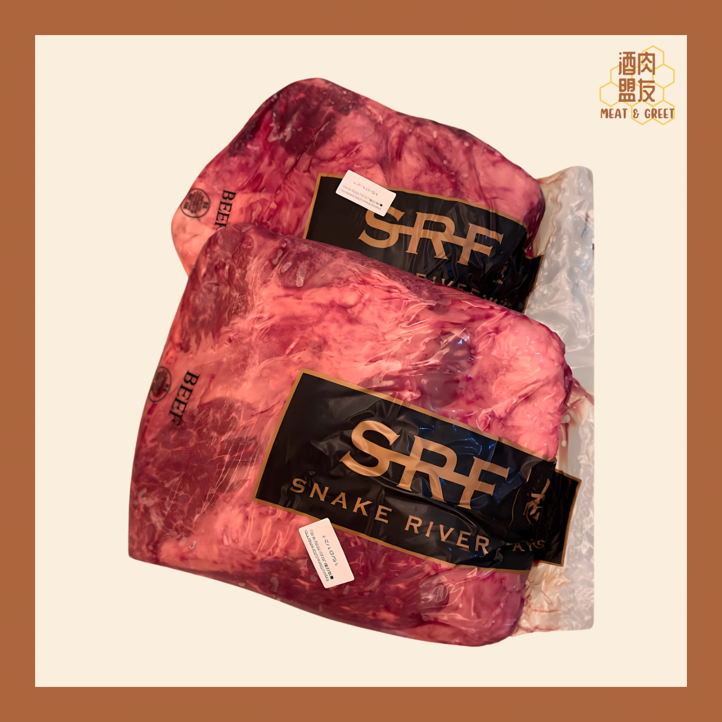 SRF極黑和牛Zabuton上肩里脊肉 (價錢以每kg為單位計算)