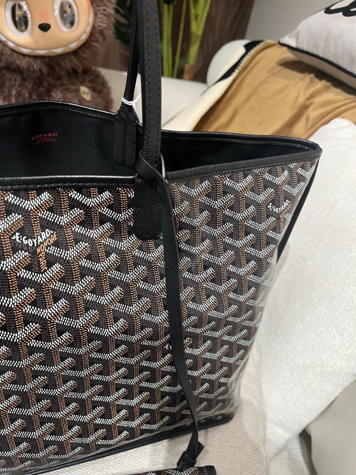 Goyard Anjou pm noir 100%Authentic,98%new✅dust bag✅pouch