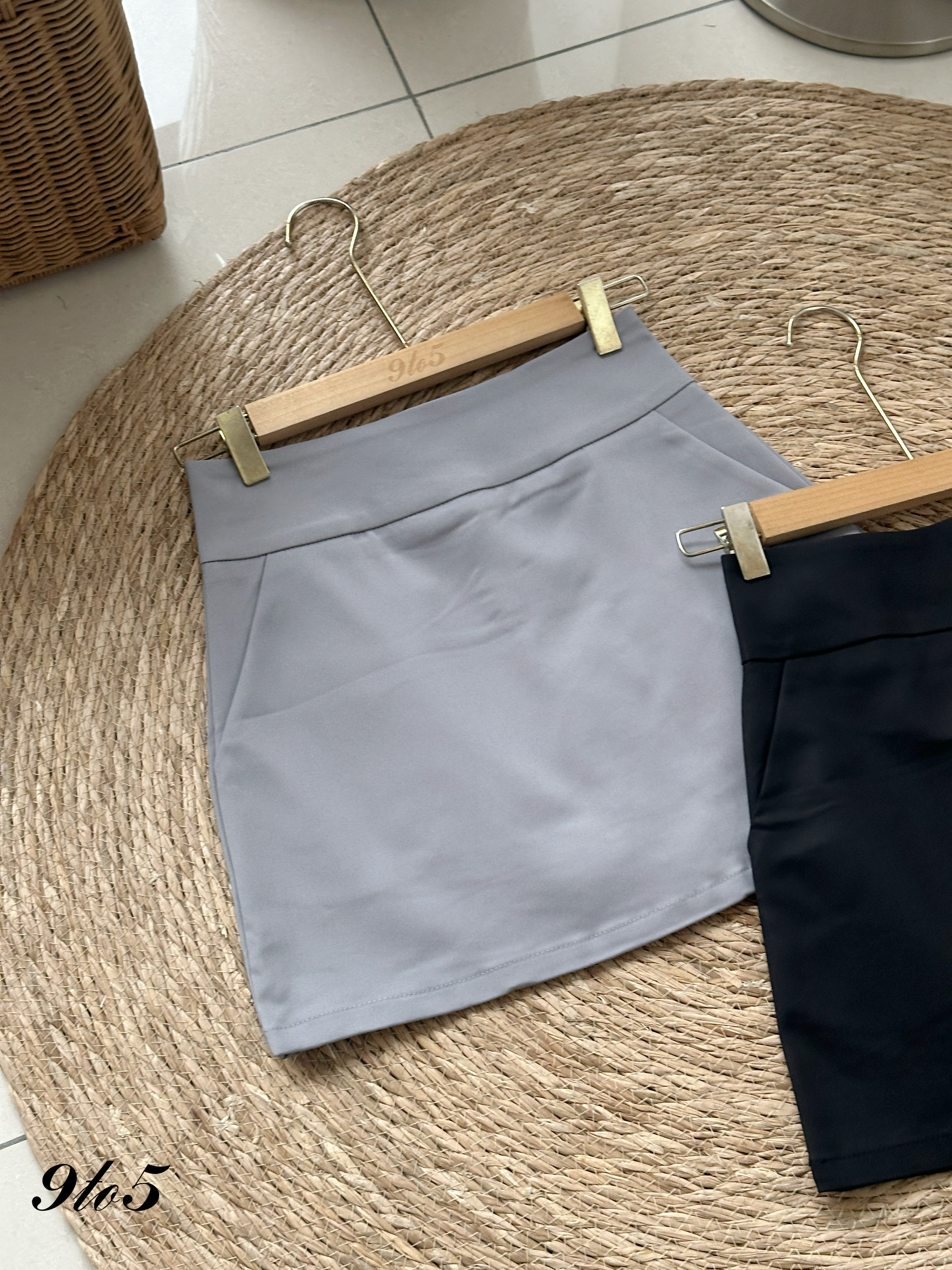 S1873 A Line Short Skirt - 3 Colors