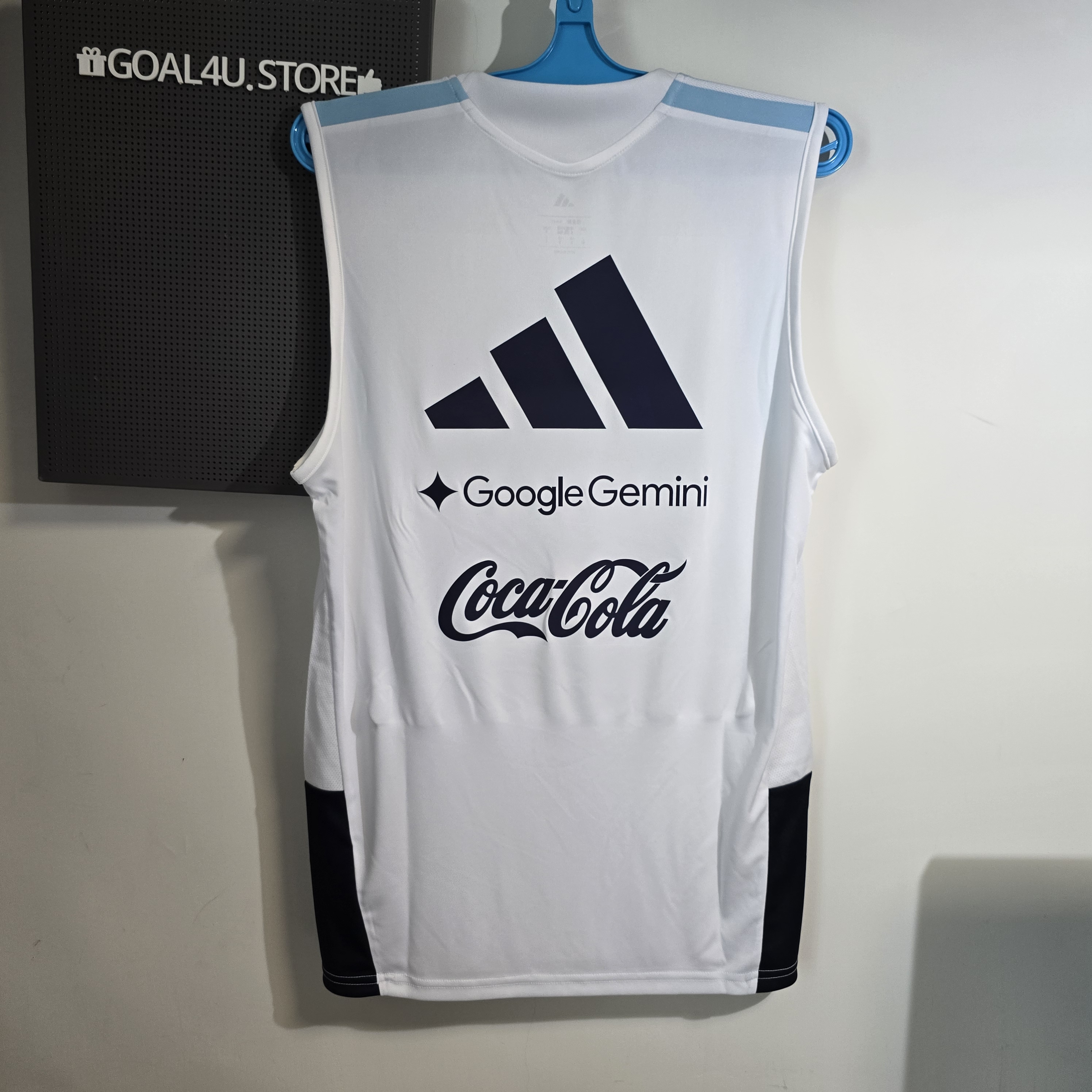 Adidas Argentina 阿根廷 2025-26 Tiro 白色訓練背心 JY7037