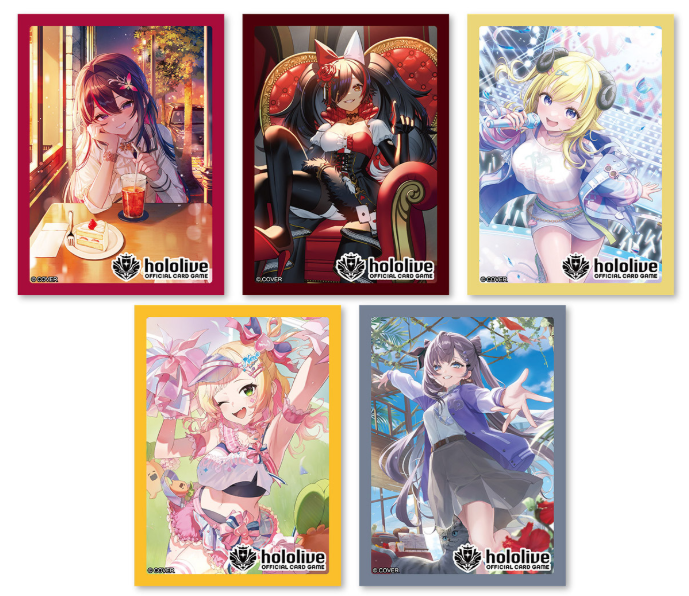 hololive OFFICIAL CARD GAME 卡套 AZKi/大神ミオ/角巻わため/桃鈴ねね/ベスティア・ゼータ