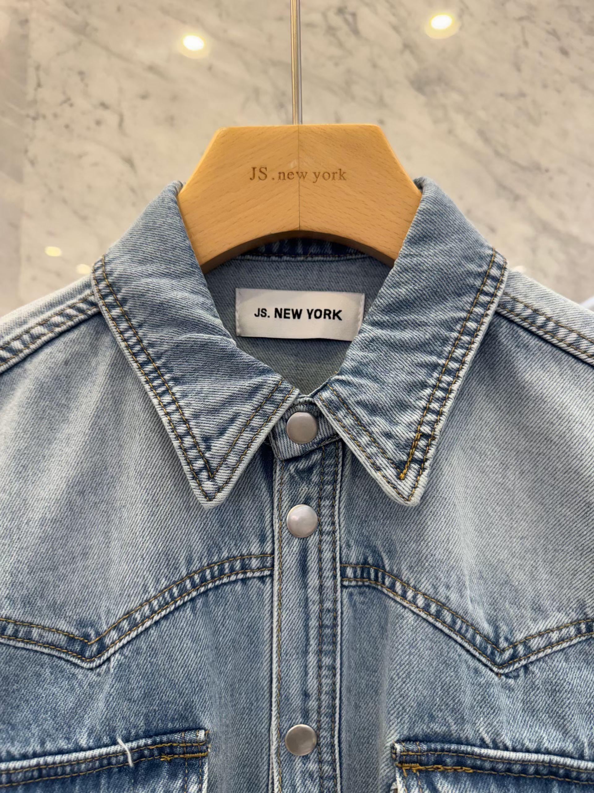 Jsny 刺繡馬仔牛仔衫