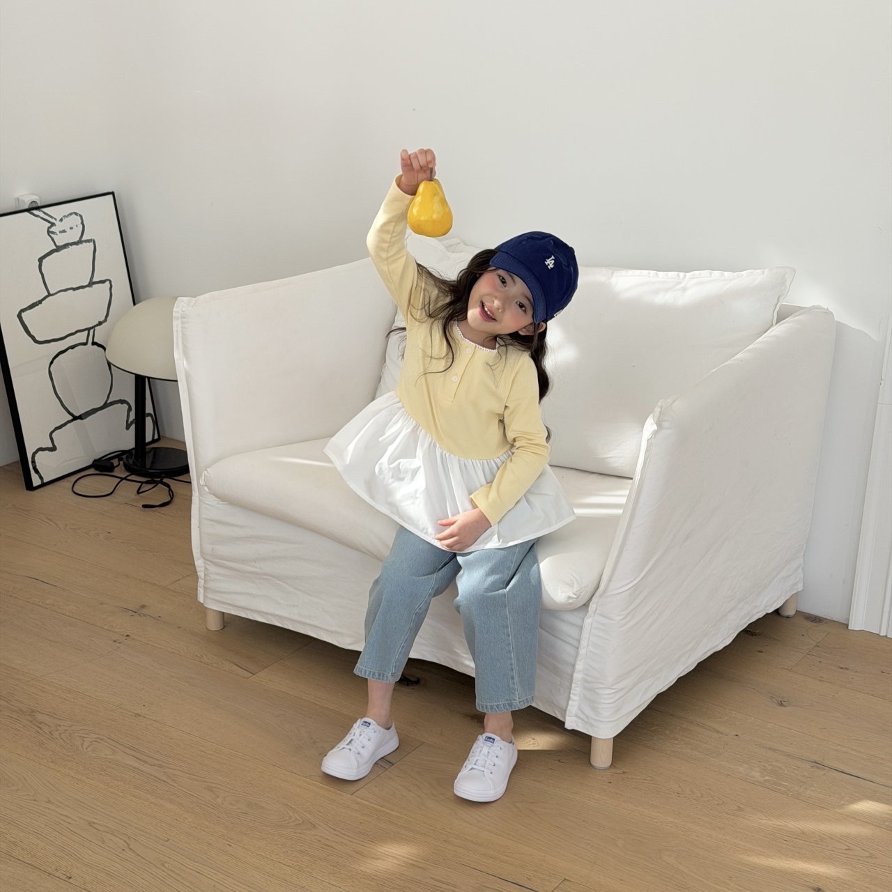 Ninibello | 春季薄Tee (Red/Yellow M100-110)