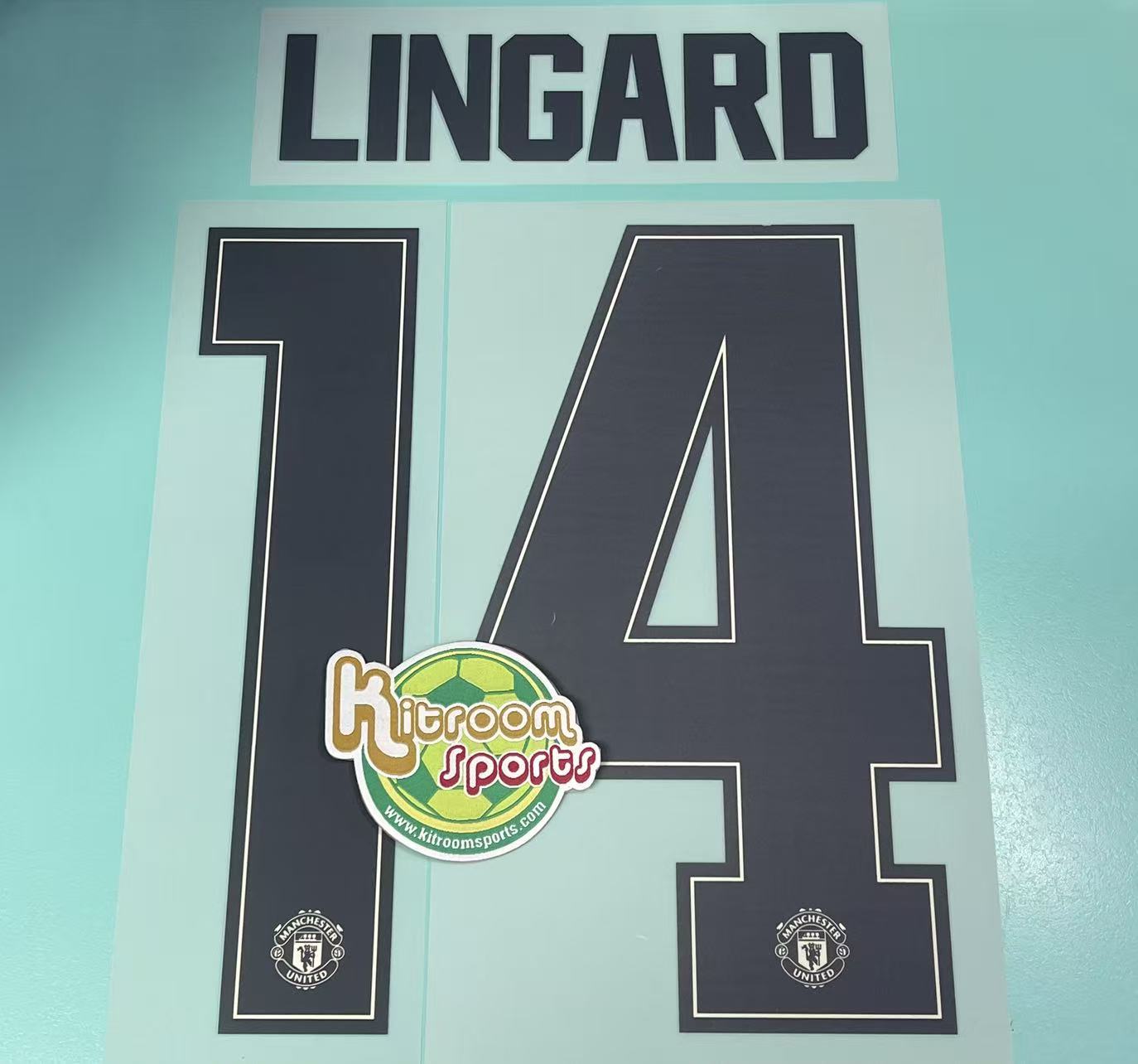 2019-20 Manchester United Away UCL Nameset #14 LINGARD