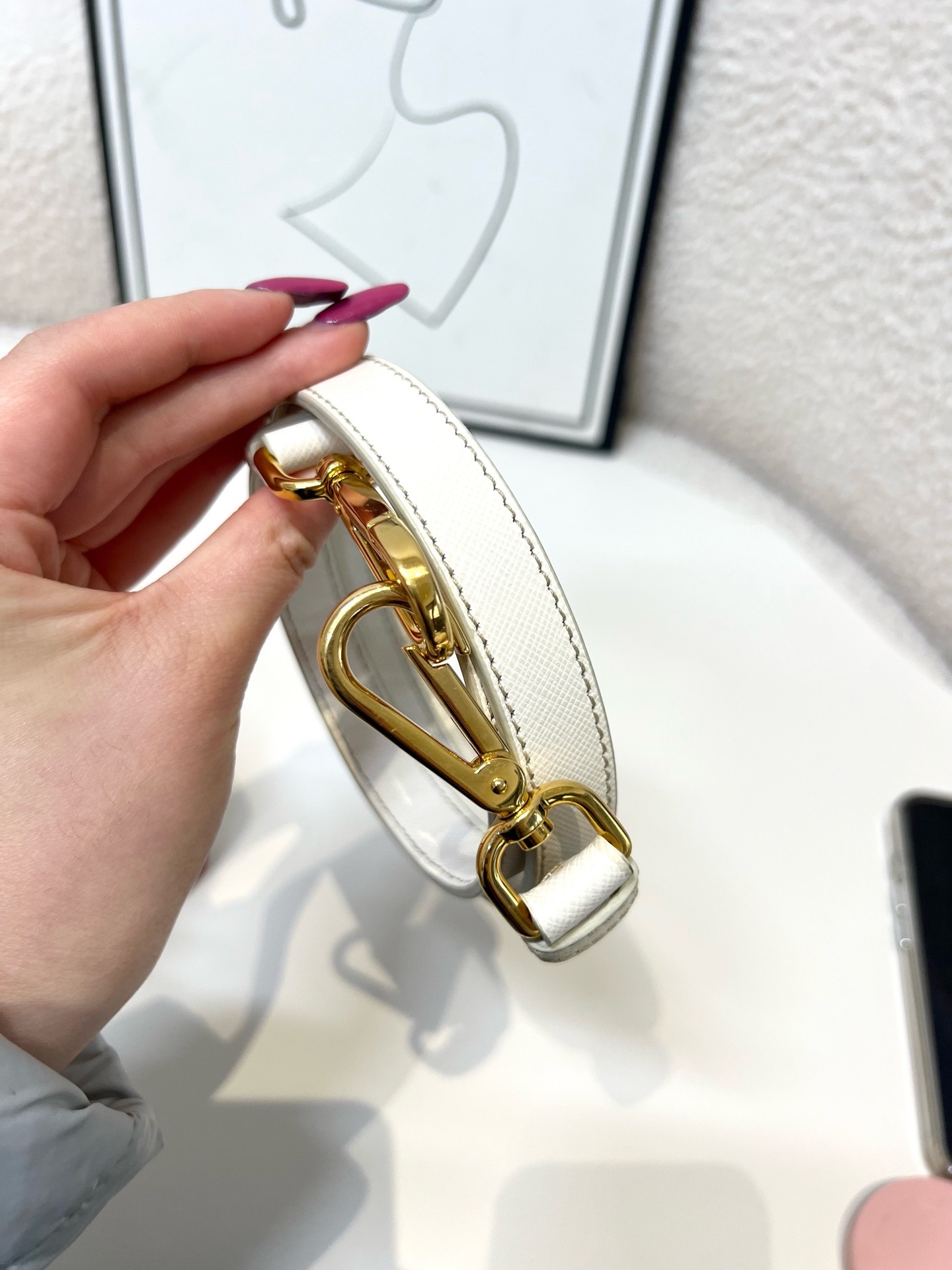 【預訂貨品】Prada 白色波士頓