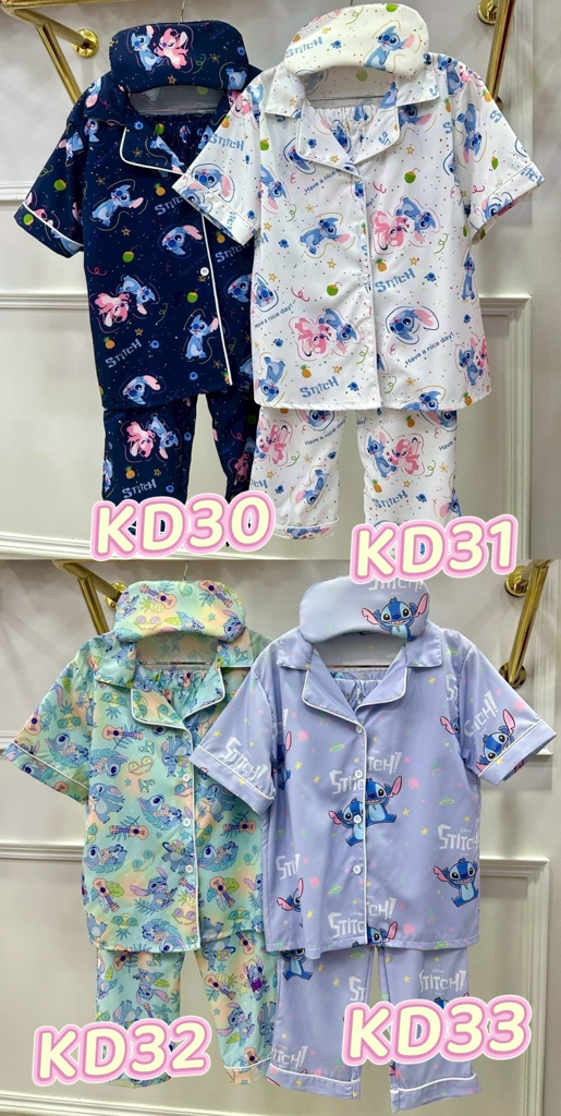 泰國真𢇃睡衣3-6歲No :KD1-KD60