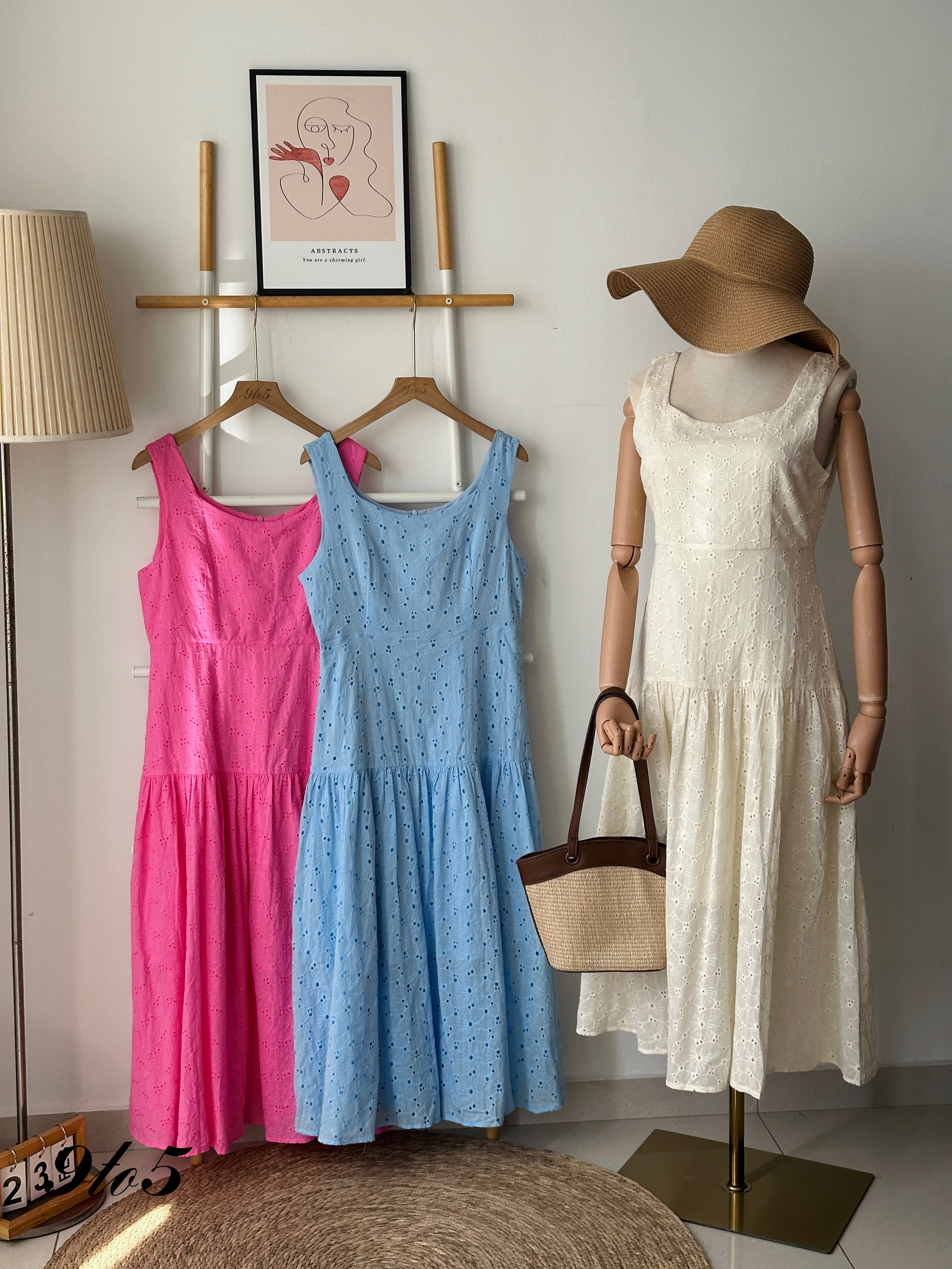 D2322 Sleeveless Layered Dress - 3 Colors