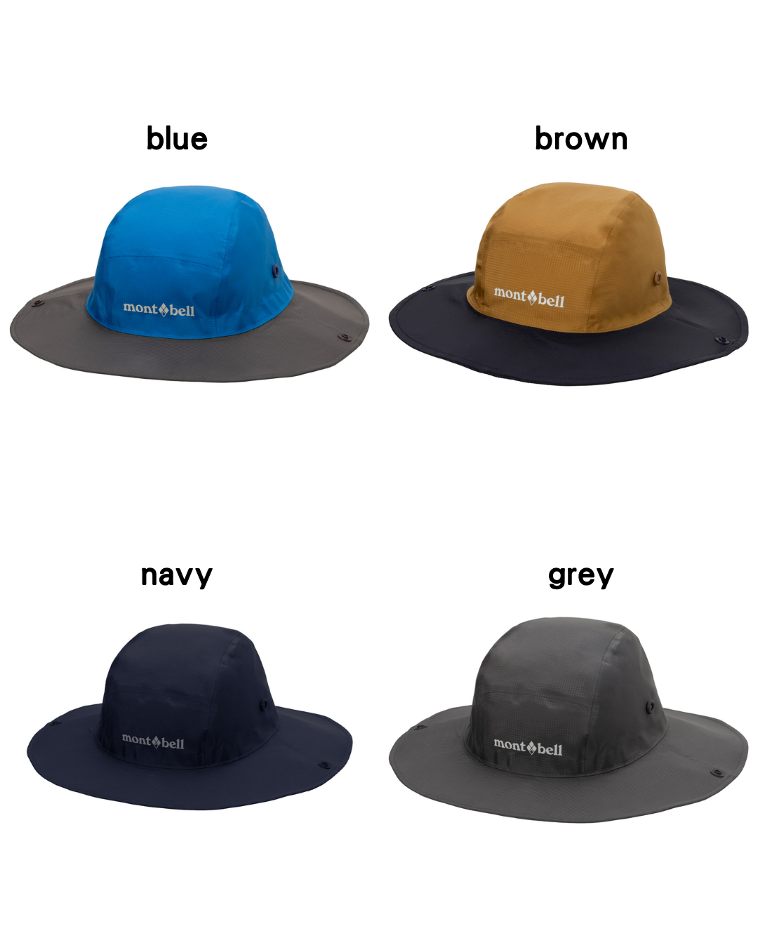 日本代購【 2026秋冬新商品 日本直送 Montbell 防水 透氣 防雨 漁夫帽 男女通用 Rain Long Tail Hat unisex 】