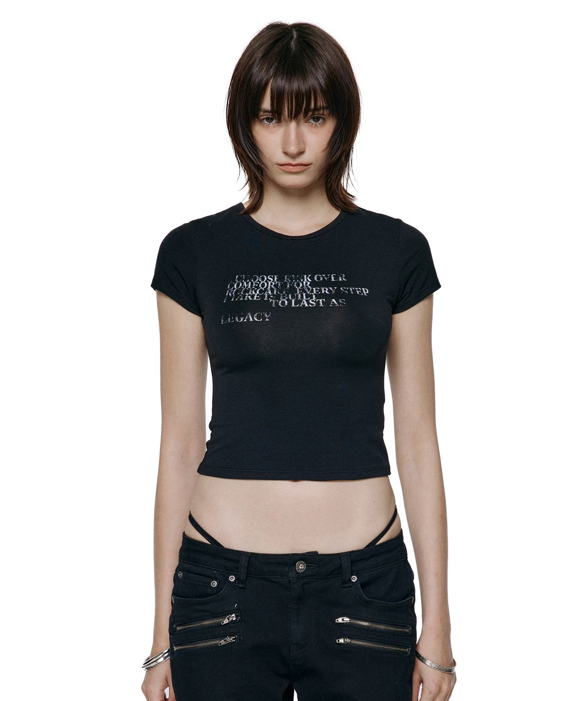 🇰🇷訂購｜ROCKCAKE 26SS｜Legacy Crop Top  2色 