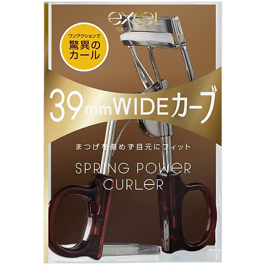 日本 SANA EXCEL 39mm超廣角持久捲翹彈力睫毛夾 睫毛鉗 WIDE Curvature Spring Power Eyelash Curler