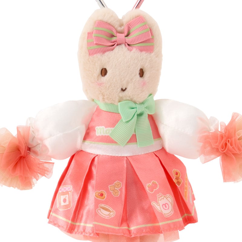 現貨｜Sanrio Marron Cream 茉莉兔 啦啦隊系列 日版 吊飾 毛公仔 連 心形扣 (51696-1)