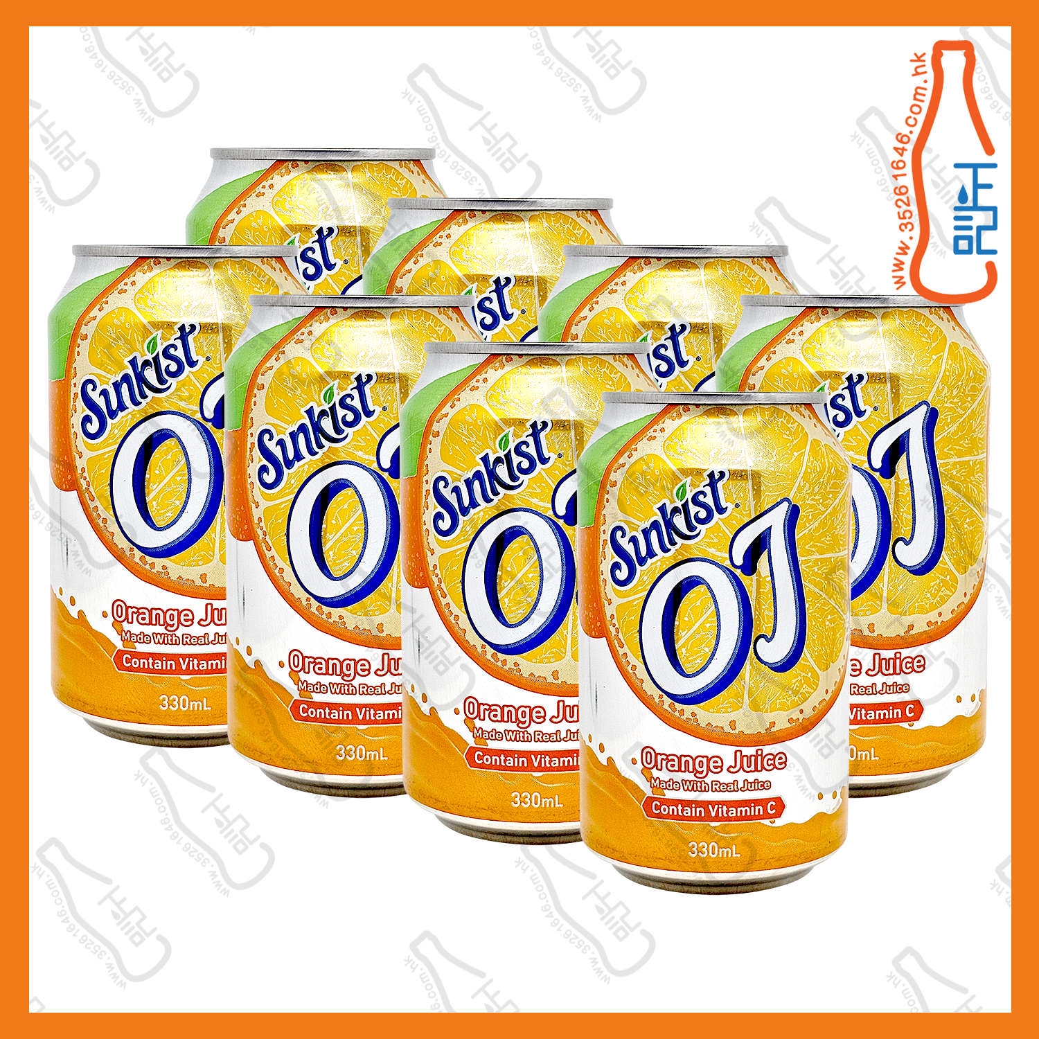 ==新奇士OJ 330ml x 8罐 /份