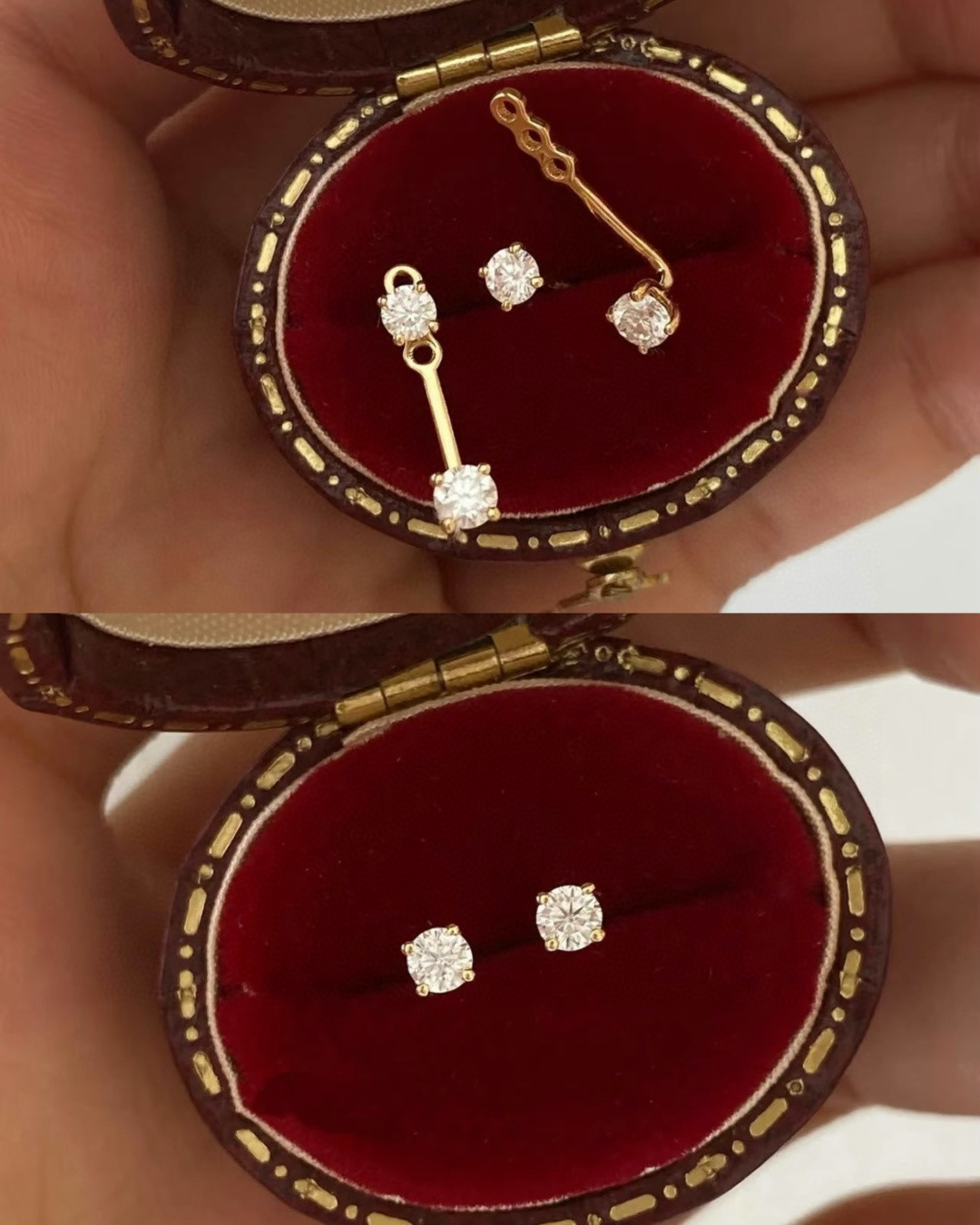 18K Diamond Earrings 
