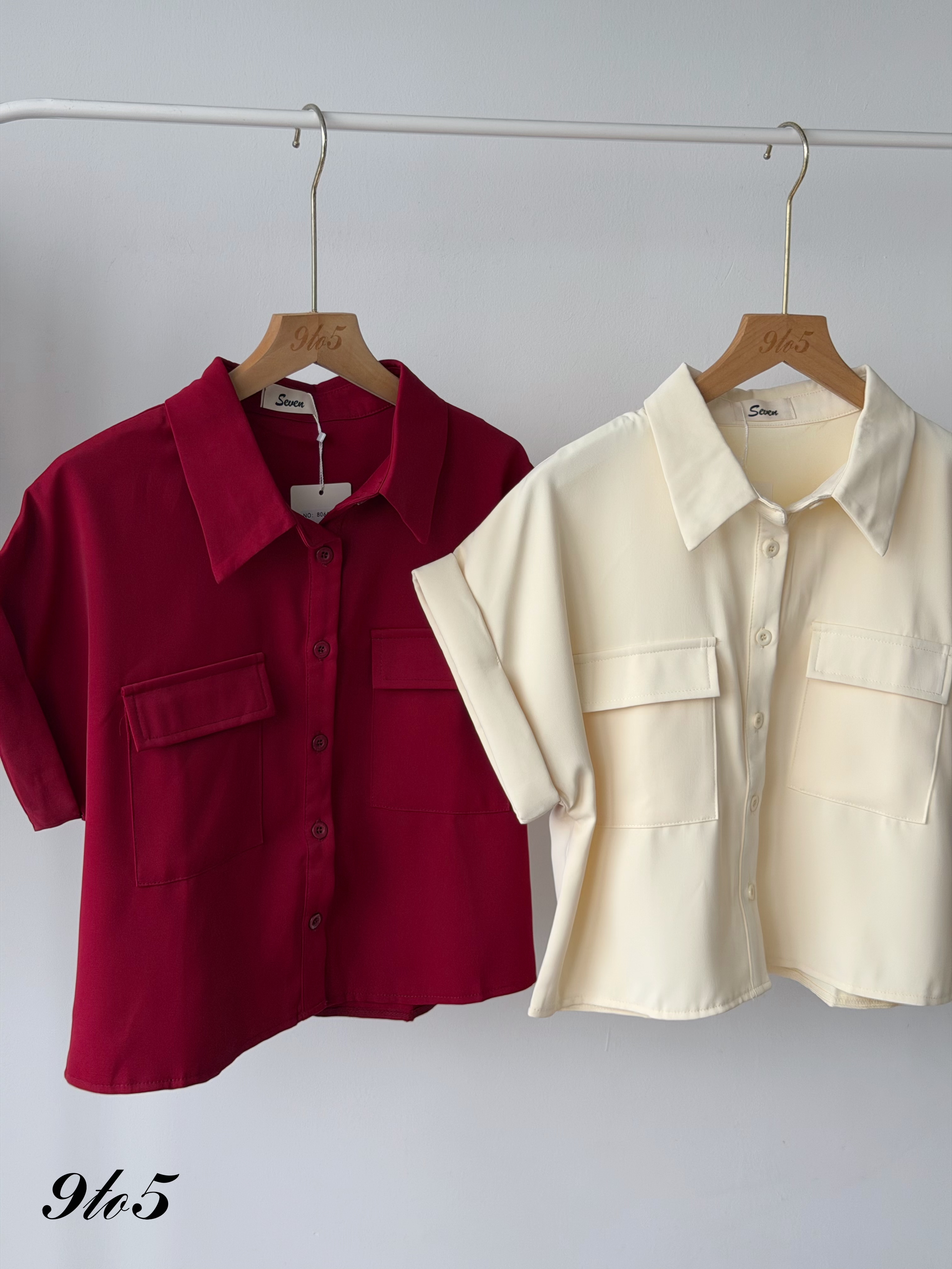 T4465 Cape Sleeve Shirt - 5 Colors
