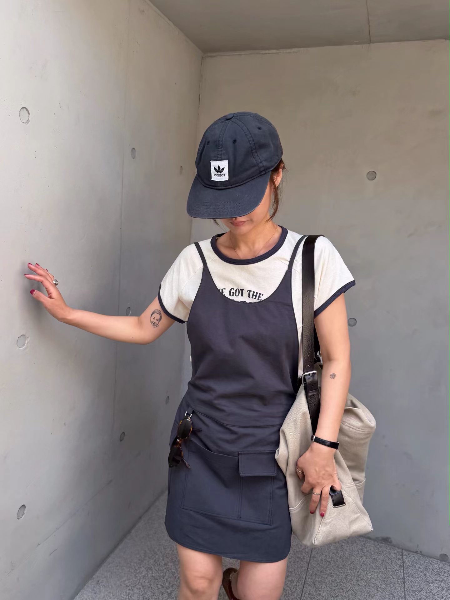 🇰🇷東大門女裝 | 吊帶工人裙
