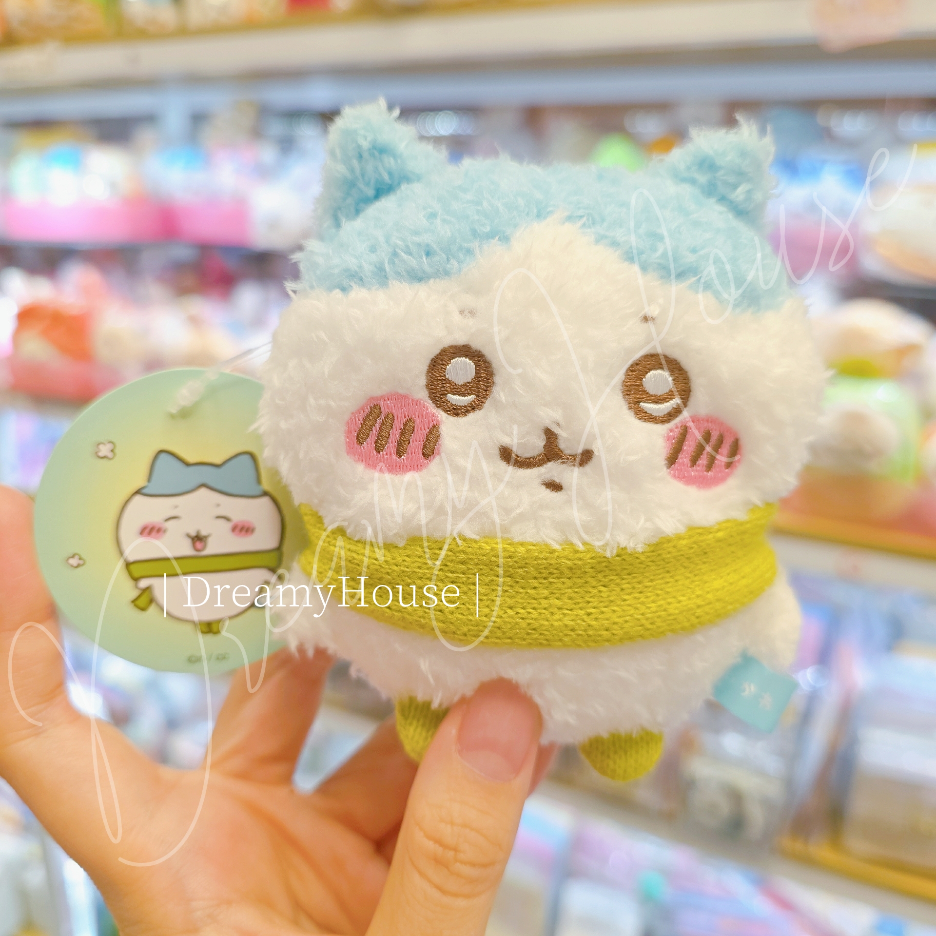 日本 Chiikawa 冬日頸巾款 公仔吊飾