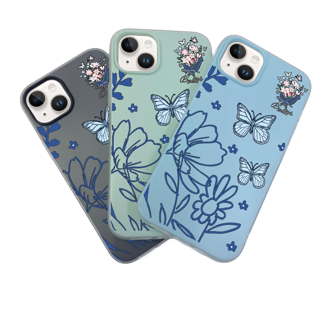 JELLY CASE PHONE FOR IPHONE - DESIGN BUTTERFLY G