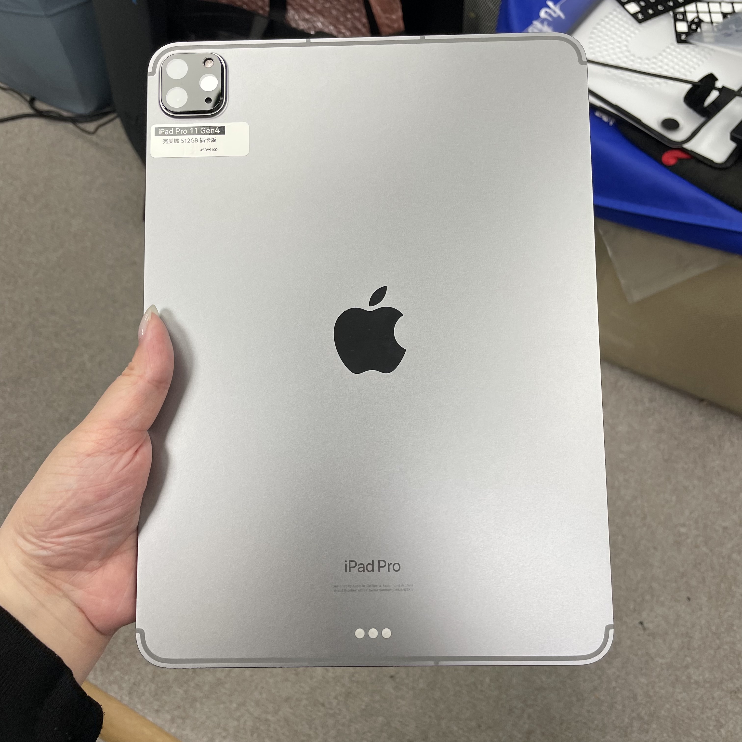 *5399100 iPad Pro 4 11吋 M2 完美機 512GB 插卡版 灰色 gray