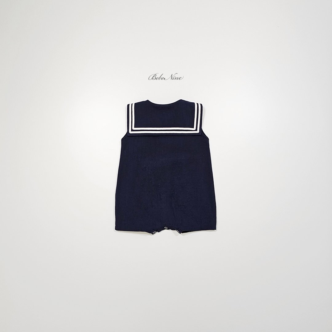 ☀️預訂 韓國直送☀️🇰🇷Bebenine三色海洋風水手無袖連身服