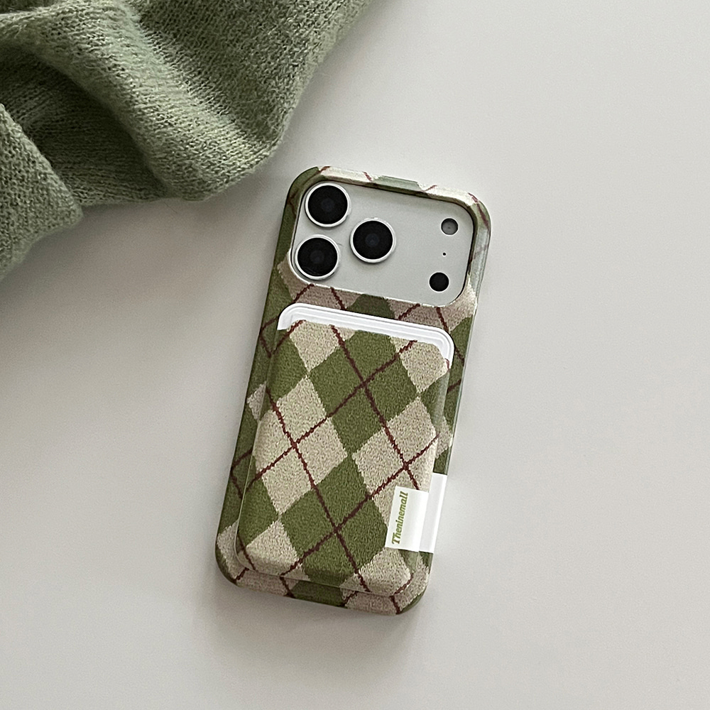 🇰🇷訂購｜THE NINE MALL｜vintage knit argyle  SET  