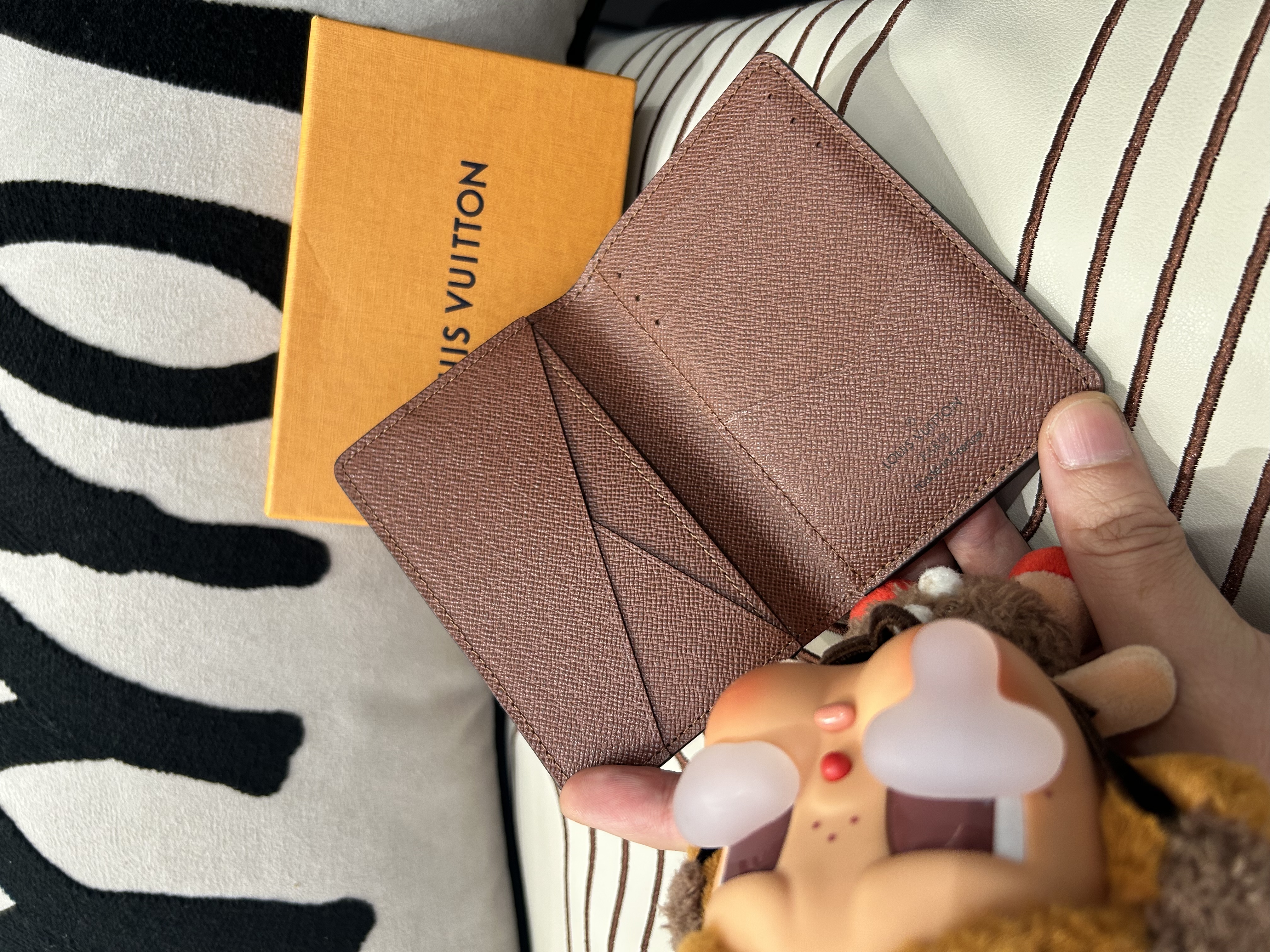 未使用品 Lv pocket ORGANIZER M60502 monogram 萬用銀包 100%Authentic, unused 未使用品 ✅Dust bag✅Box