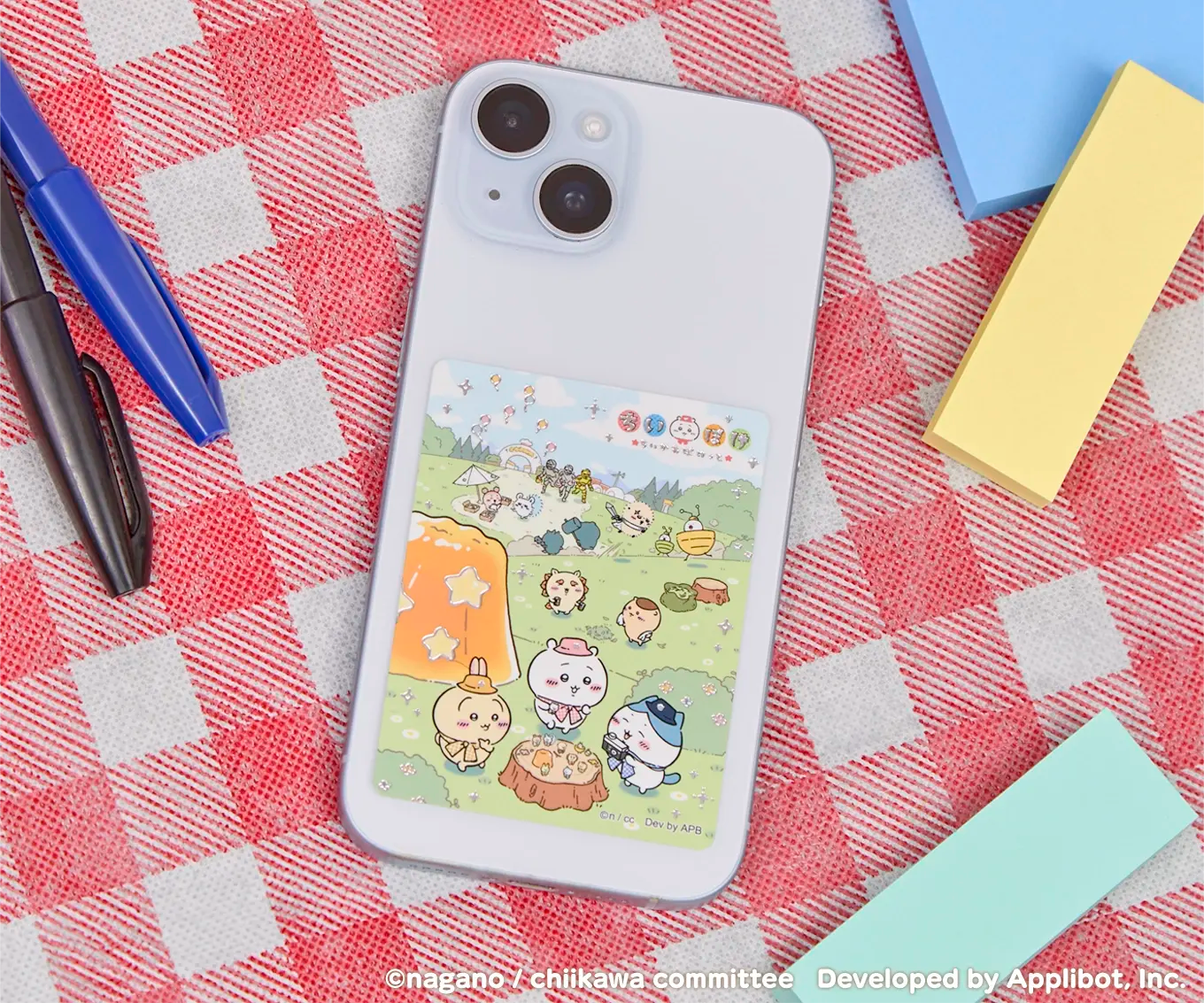 日本 Chiikawa Pocket 野餐款 手機貼紙