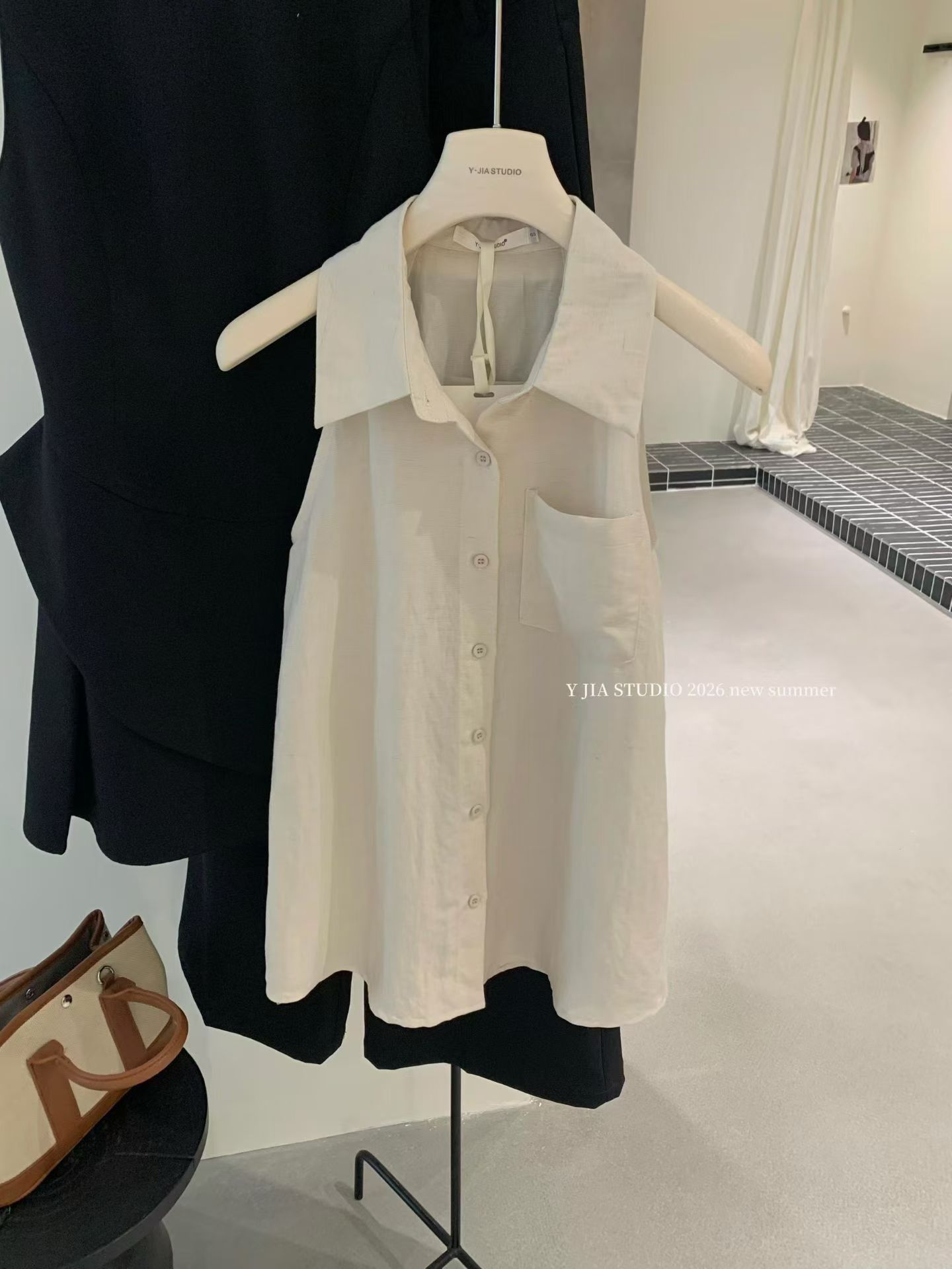 1803 Linen vibe top pants set | 亚麻老钱风套装