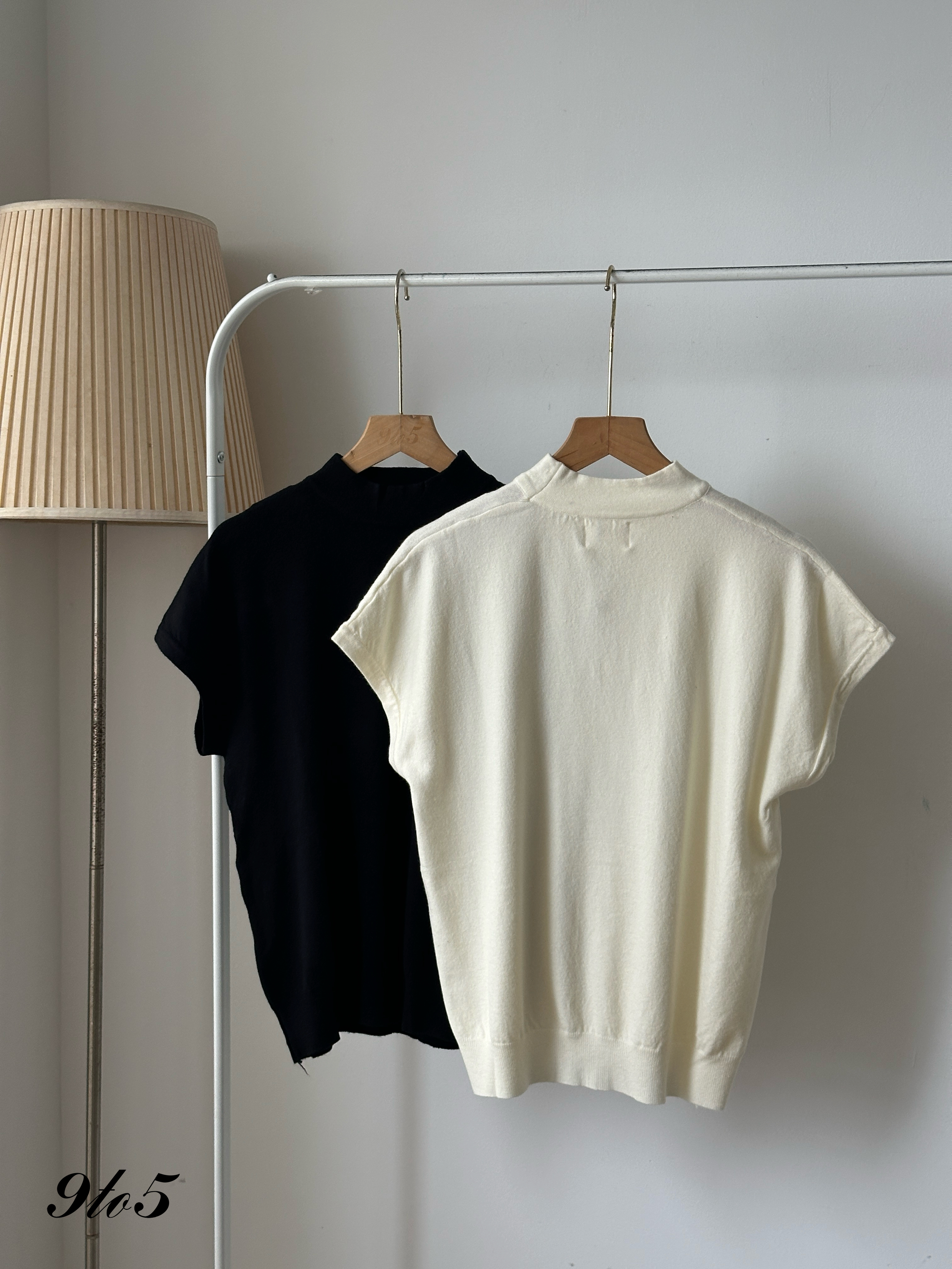 T3981 Mock Neck Knit Top - 5 Colors