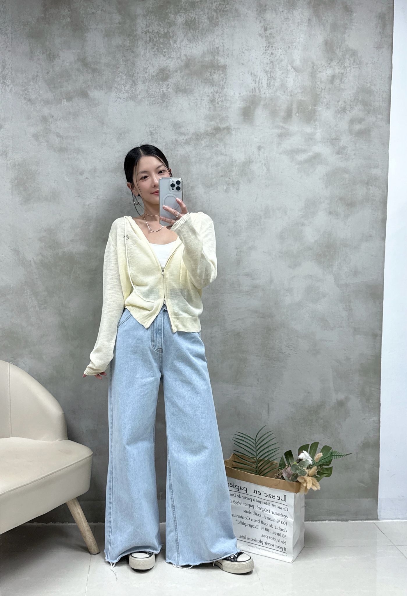 A08 雙拉鍊針織外套