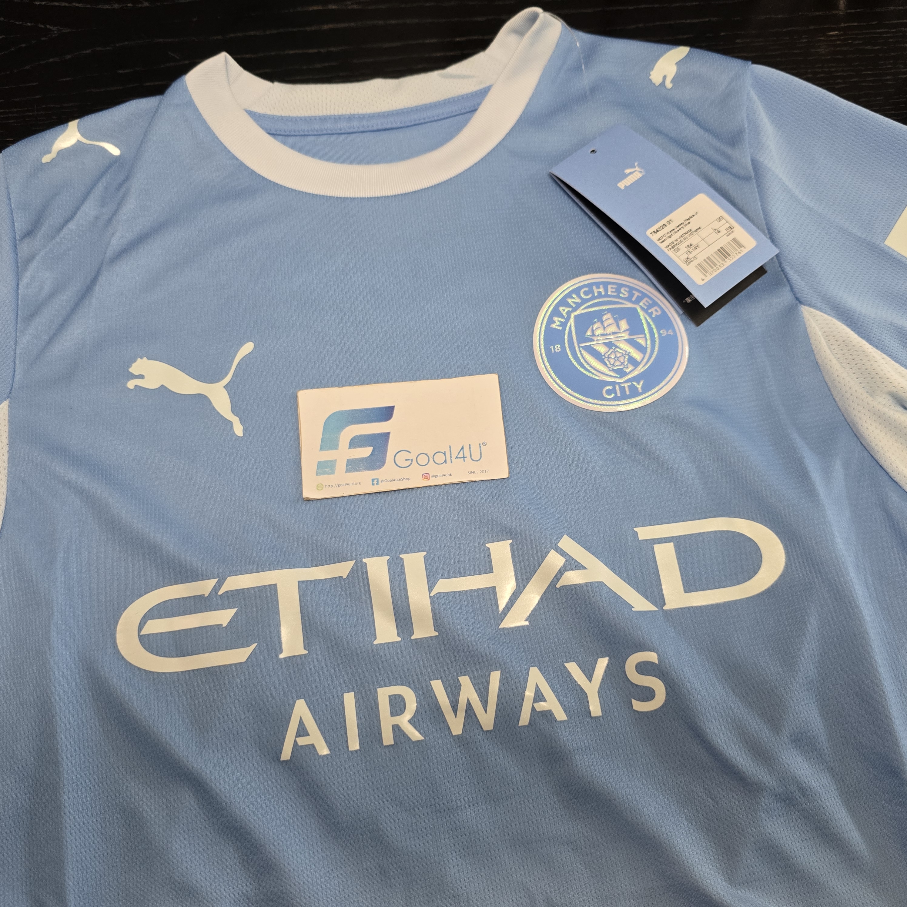 天藍漸變 Puma Manchester City 曼城 2026-27 主場球迷版球衣 (可加印字章) 784326