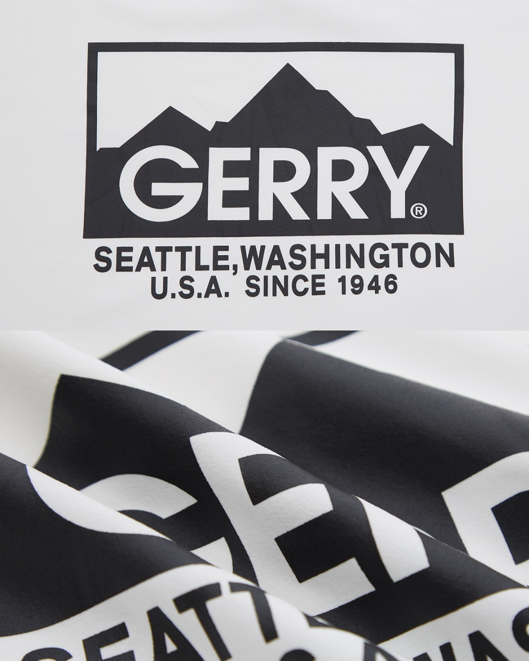 日本代購【 2026新商品 日本直送 GERRY背面盒仔字短袖T | 快乾・寬鬆短版 | Box‑Logo Back Print Quick‑Dry T‑Shirt 】