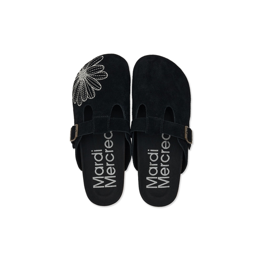 Mardi Mercredi Classique T-Strap Suede Mule 🌿