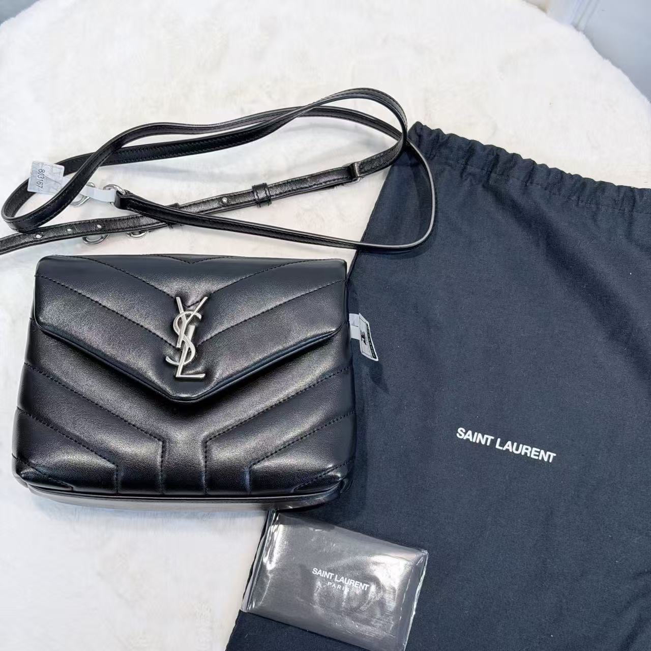 YSL LouLou Toy方胖子肩帶款斜孭袋