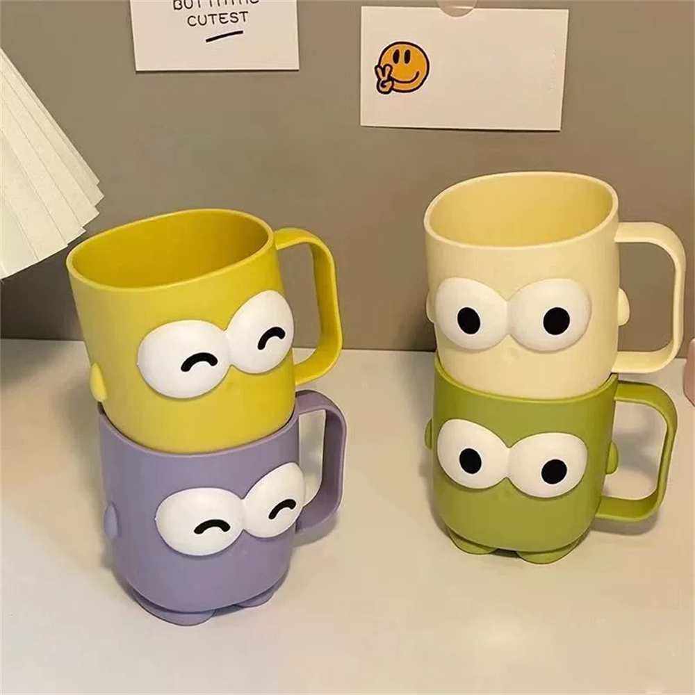 漱口杯 家用牙刷杯子 洗漱杯 情侶 學生 創意牙具 杯子 白色 [平行進口]   HK2706