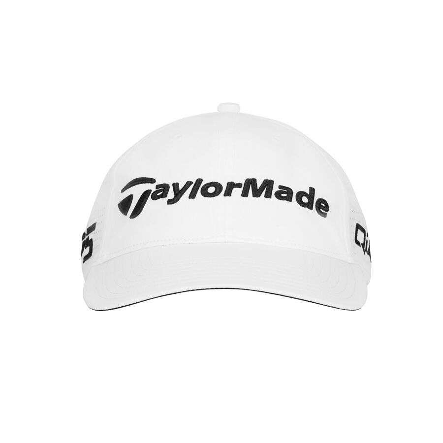 TAYLORMADE Qi4D TOUR LITETECH CAP 男士高爾夫球帽 - 白色