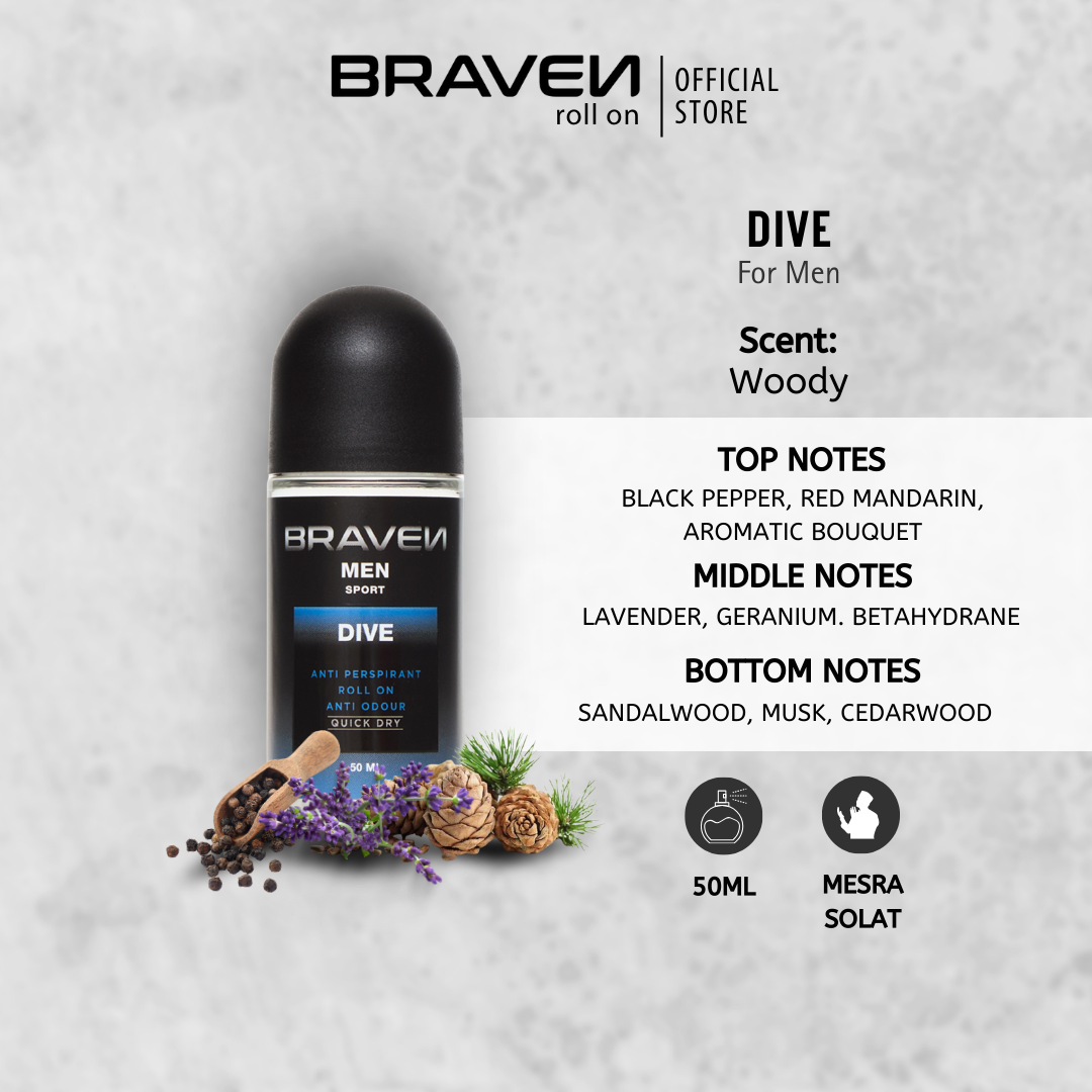 Braven Deodorant - Dive 50ml