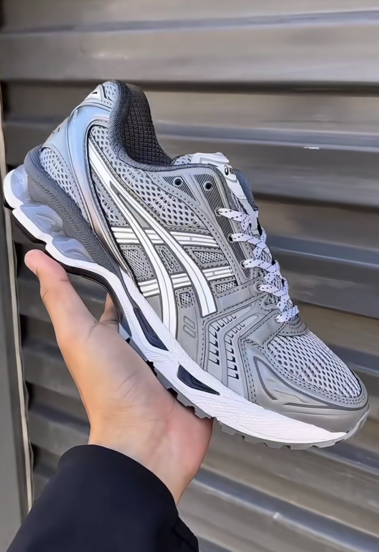 1203A704-020 Beauty & Youth x Asics Gel-Kayano 14 Metallic Grey 1203A704-020