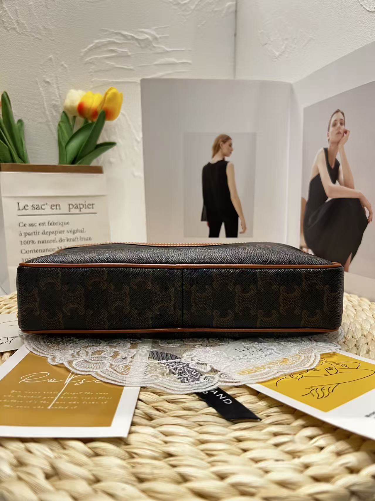 Celine Medium Patapans in Triomphe Canvas