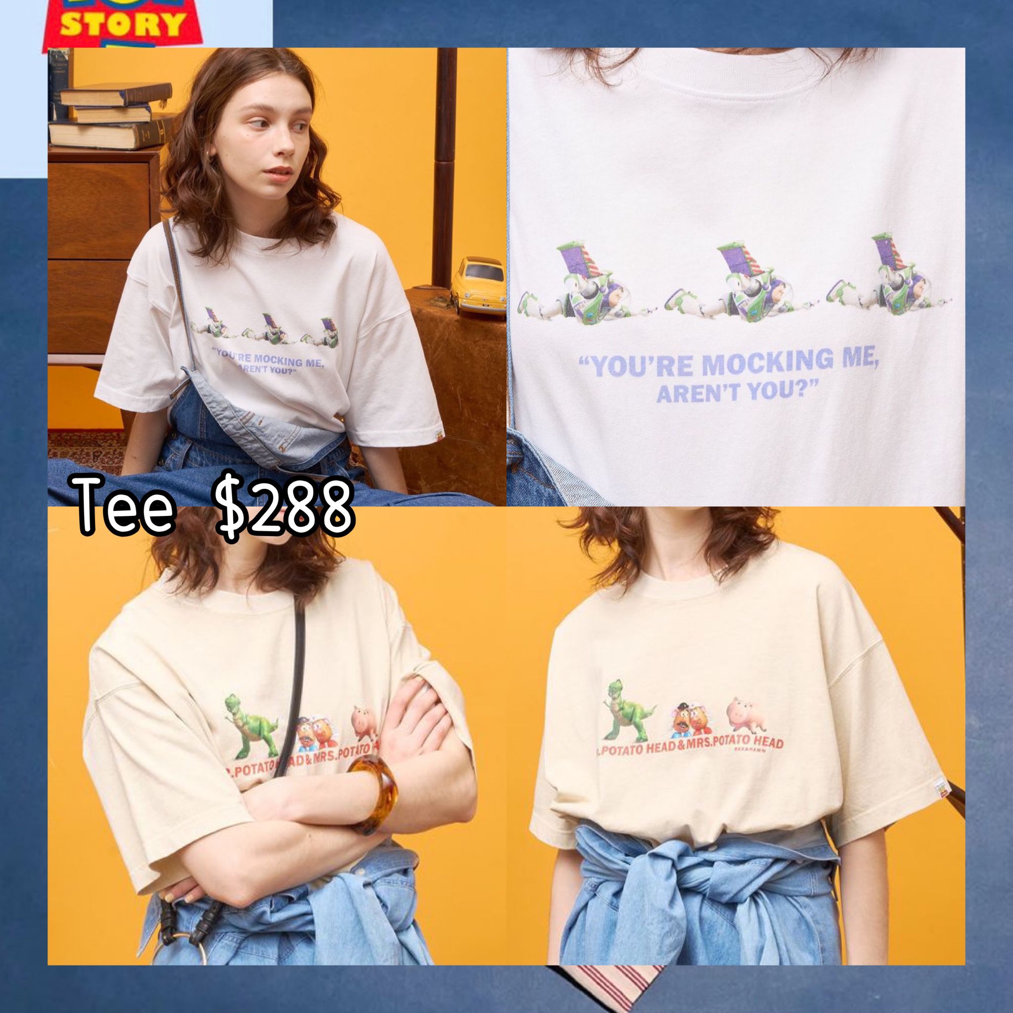 ：日本：DISNEY COLLECTION BY AMERICAN HOLIC TEE