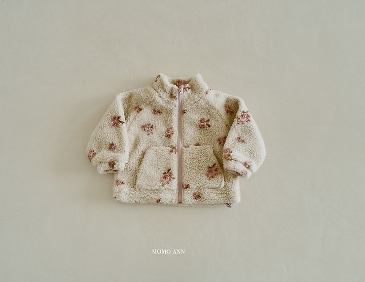 Momoann | Monet Sherpa Zip-Up with Mom