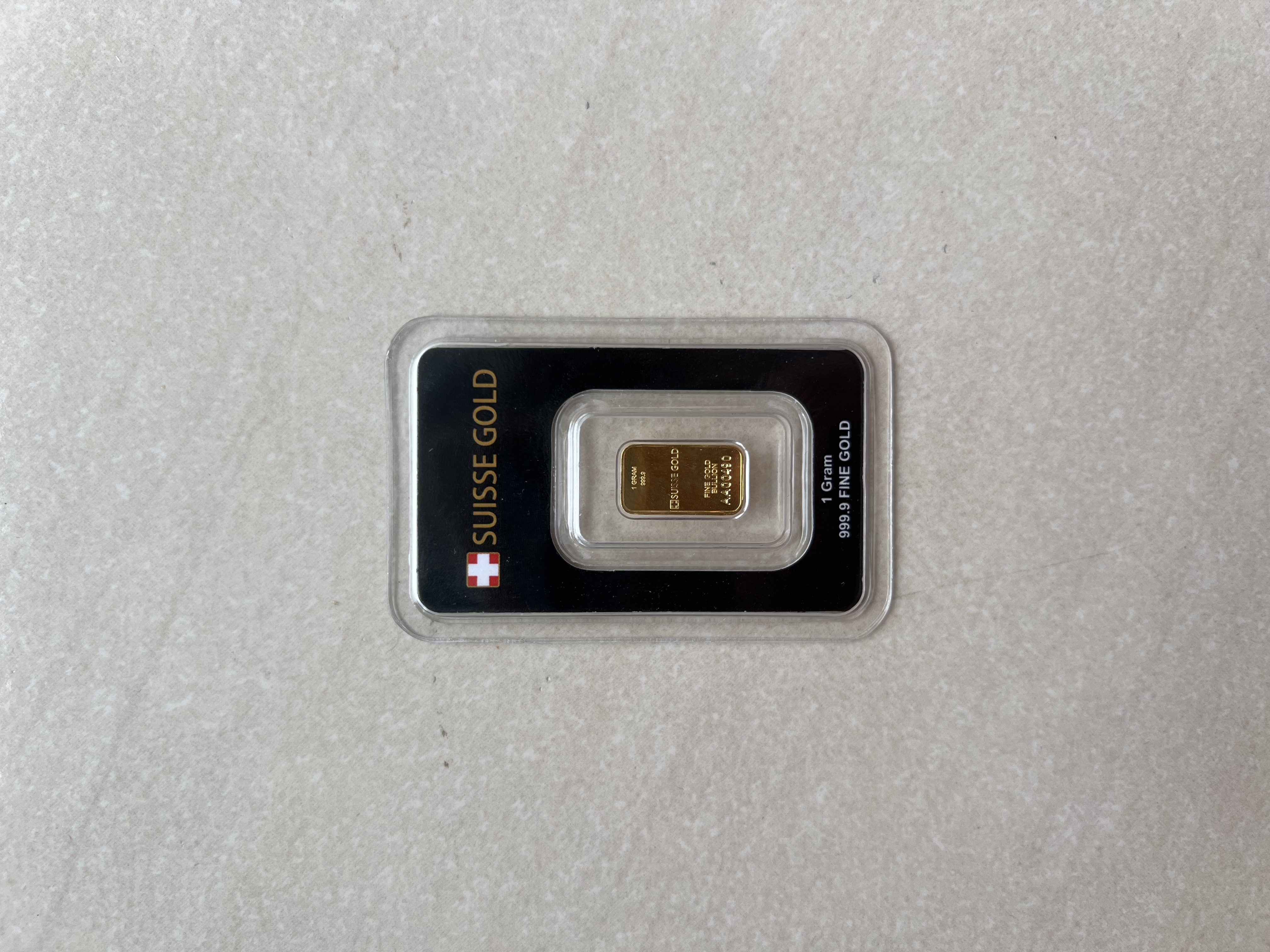 (SN490) CREDIT SUISSE William Tell & Son 1g 🇨🇭Swiss Exclusive Gold bar Emas 999.9 瑞士信贷 威廉·退尔父子1克