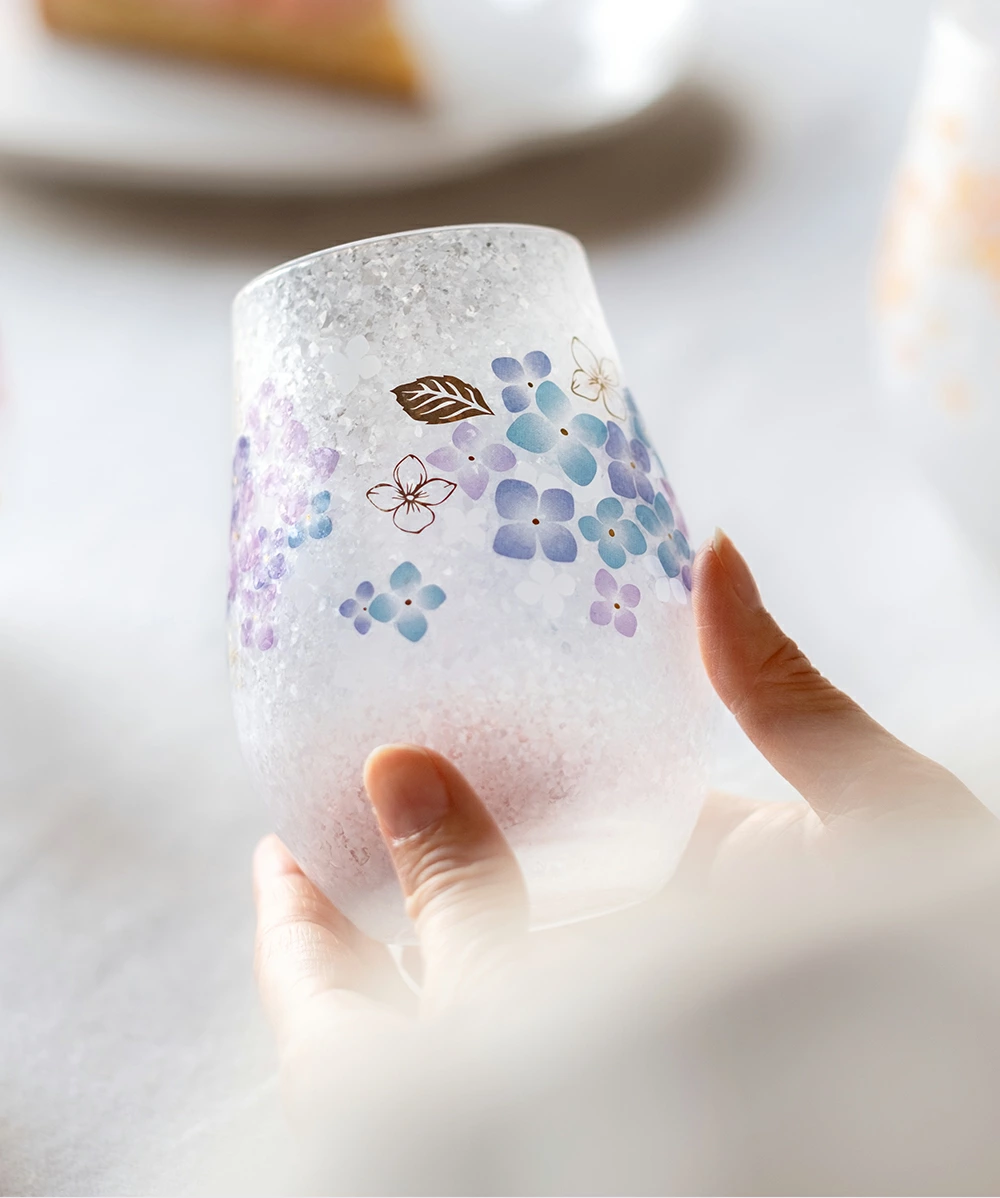 日本製 ADERIA 「hana no iro」花之色玻璃杯