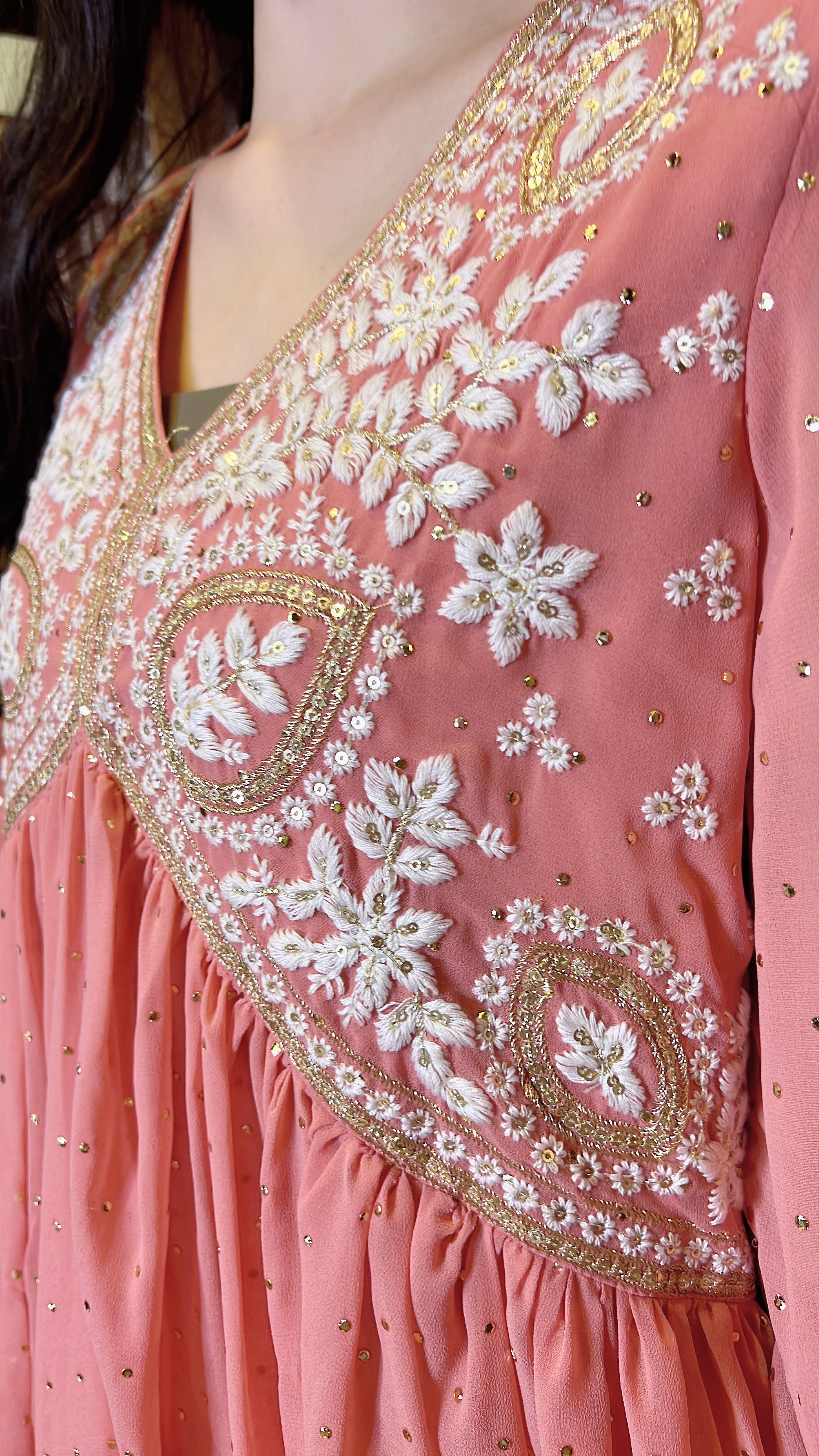 Pink x white Gold  Emb. OP #006