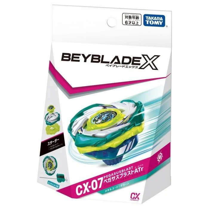 TakaraTomy - BBX-STA BeybladeX Starter CX-07 Pegasus Blast ATr